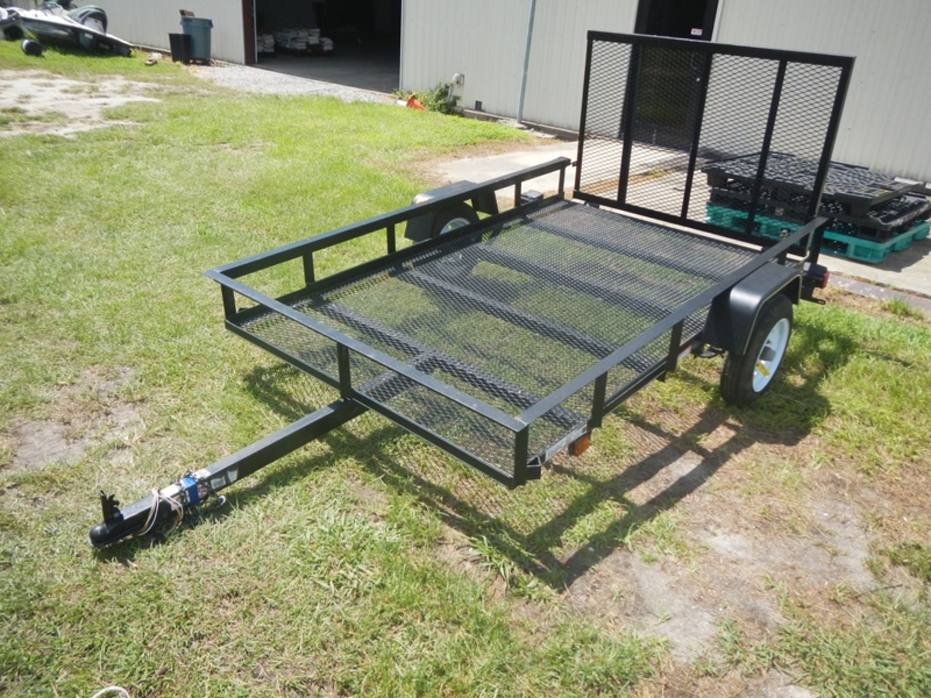 2018 8' x 5' Utility trailer with ramp gate - Image 2 of 4