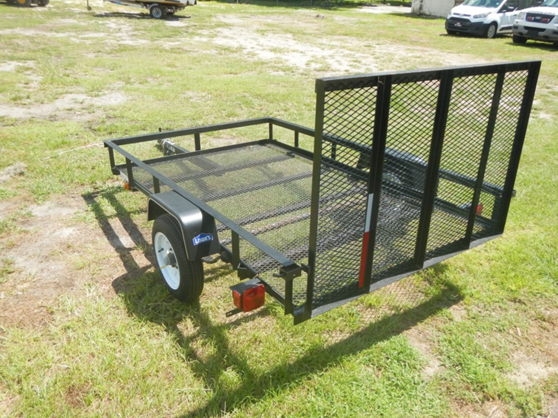 2018 8' x 5' Utility trailer with ramp gate - Image 3 of 4