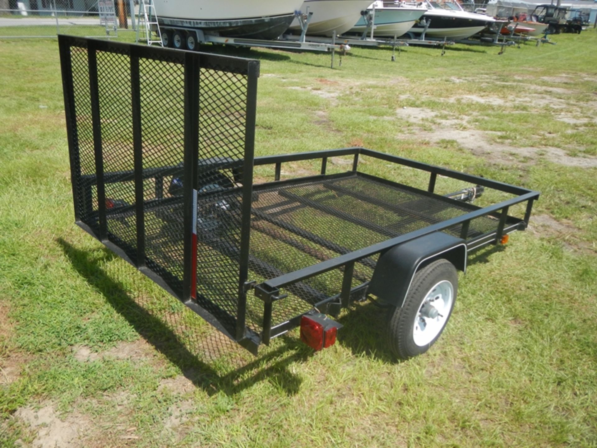 2018 8' x 5' Utility trailer with ramp gate - Image 4 of 4