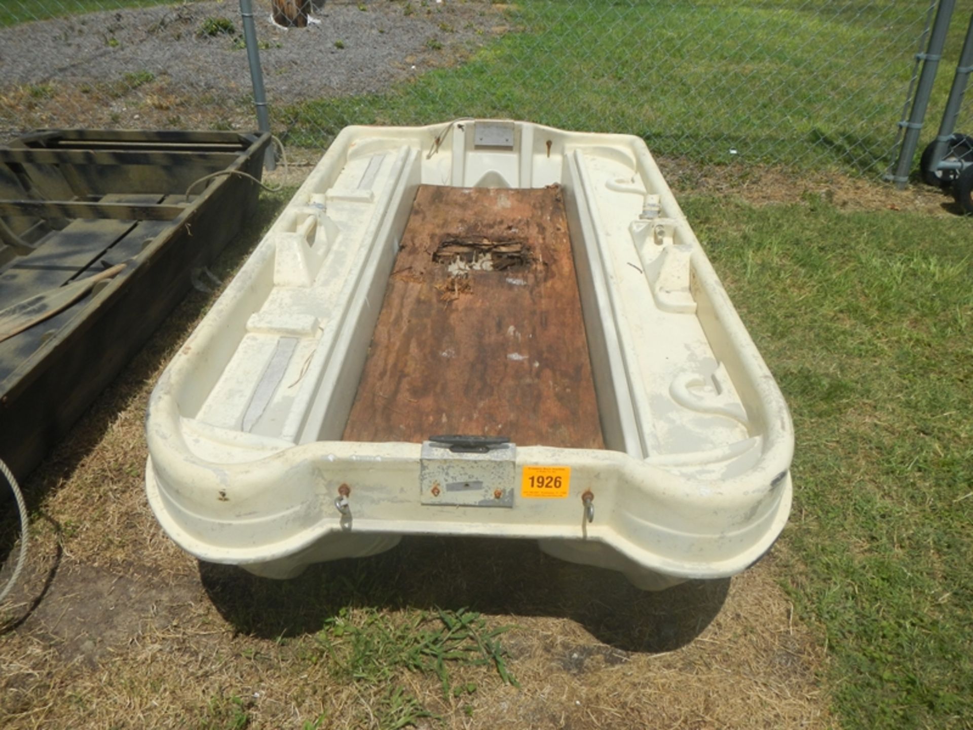 7' x 45" inch pontoon style boat