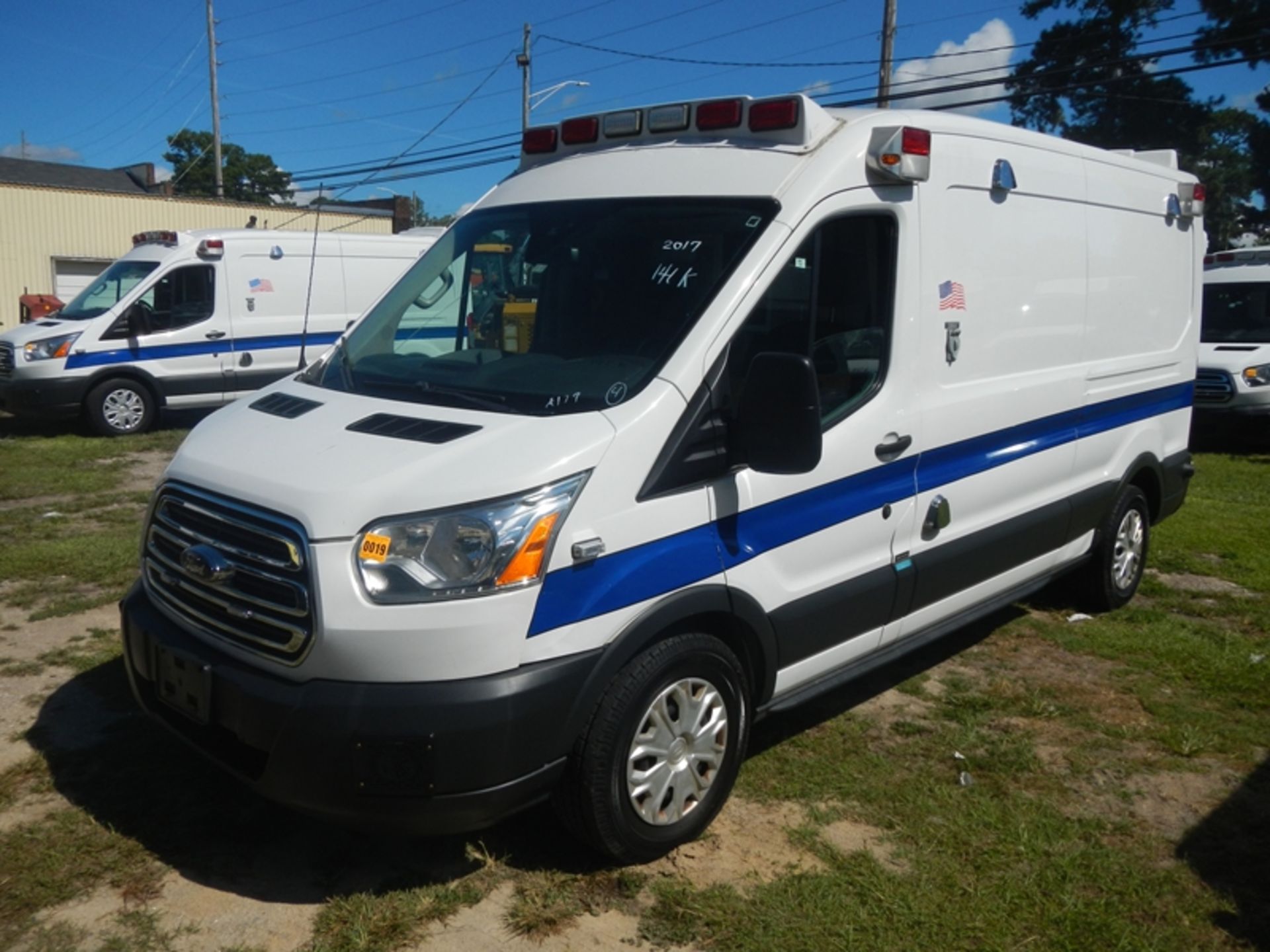 2017 FORD Transit 250 AMBULANCE- PowerStroke dsl 140,090 miles - VIN: 1FDYR2CV8HKA57716