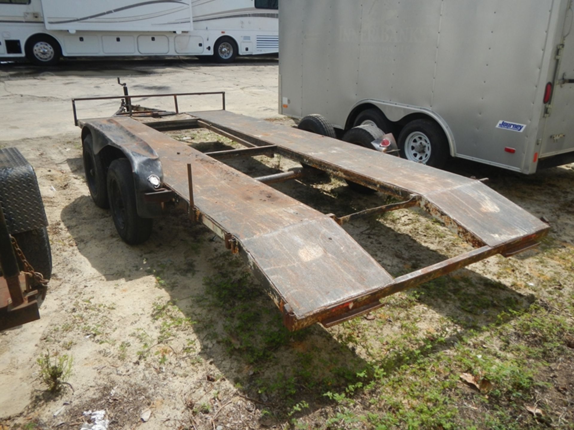 1990 Homemade dual axle trailer - Image 4 of 4