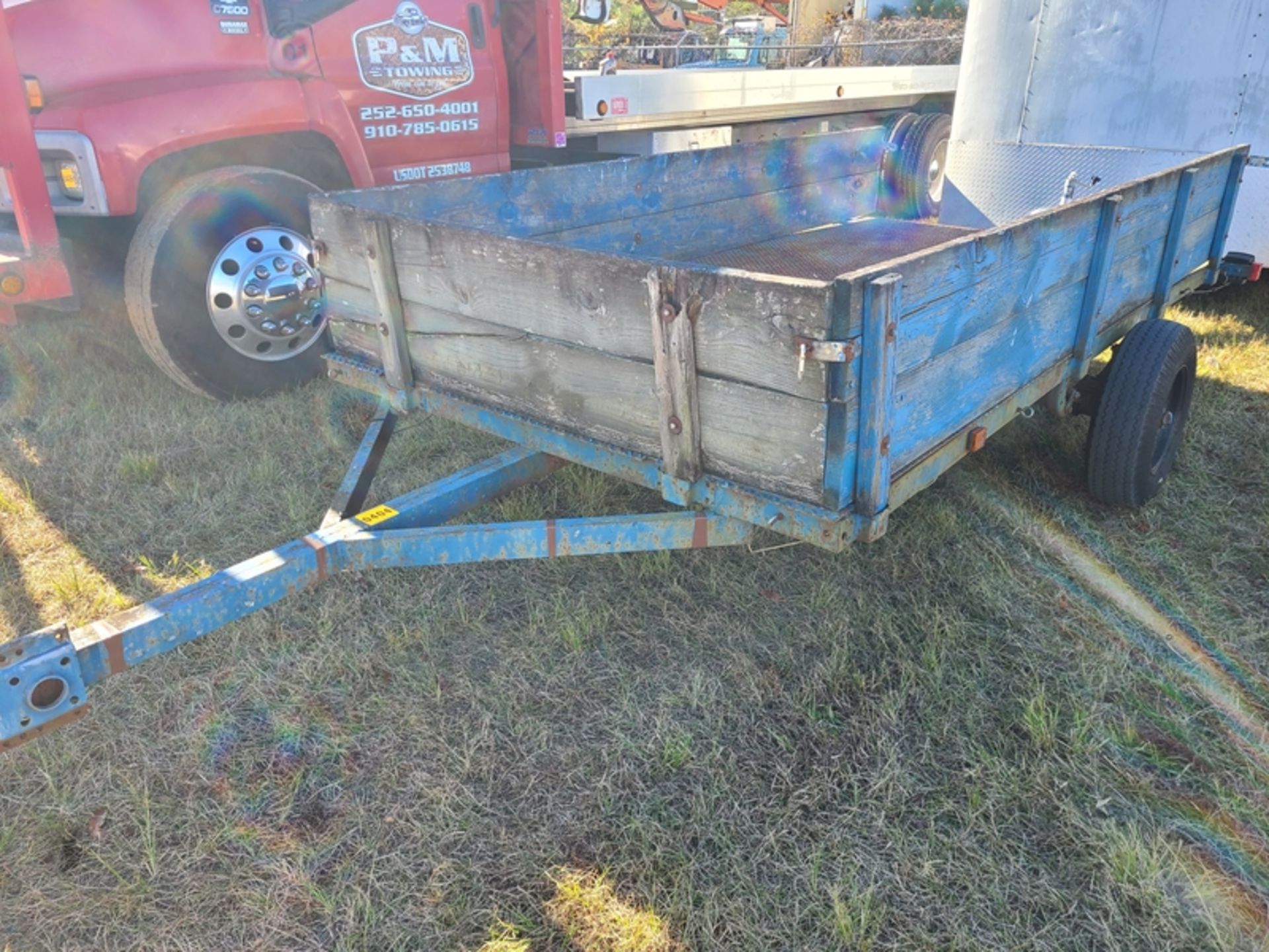 6' X 12' steel trailer with sides and ramps