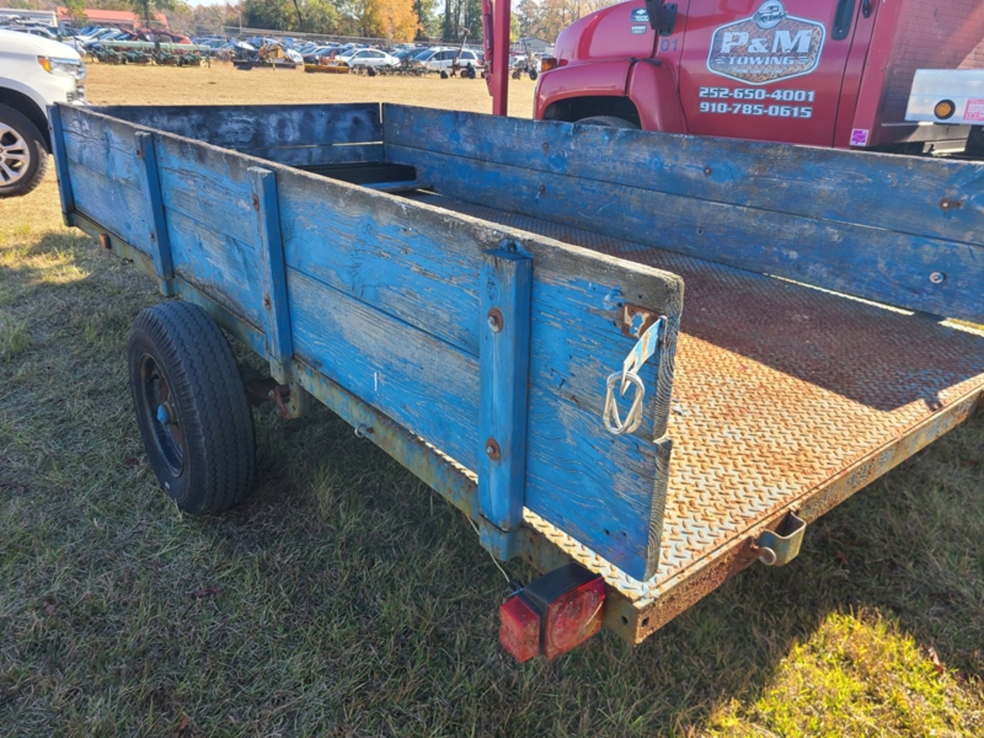 6' X 12' steel trailer with sides and ramps - Image 4 of 4