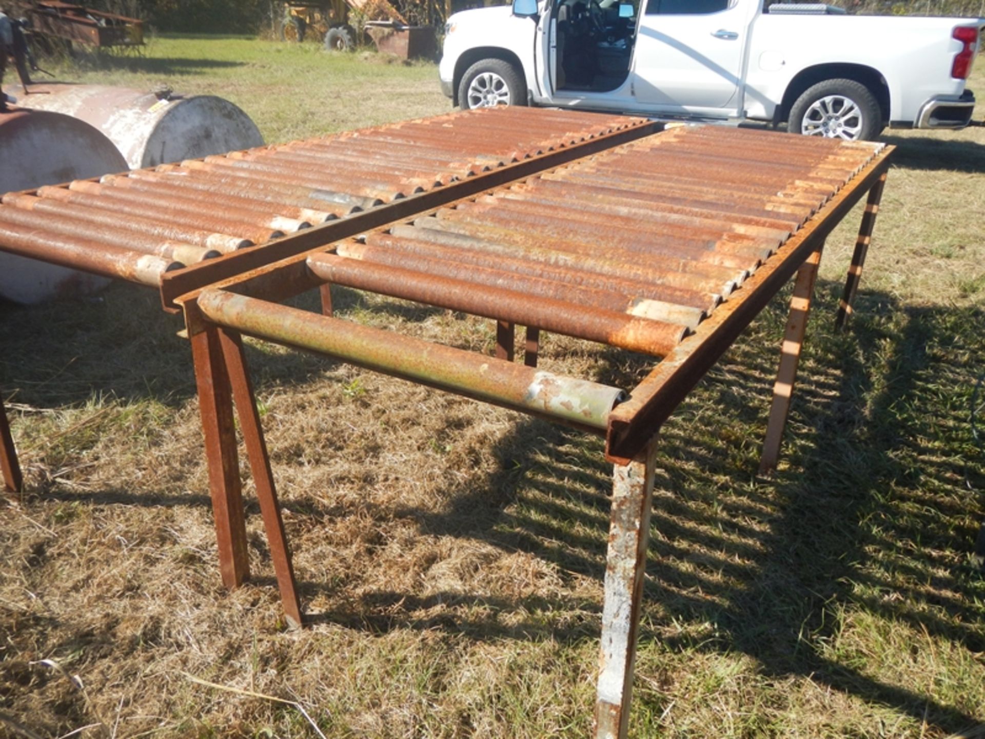 (2) 10'x3' roller tables - Image 2 of 2