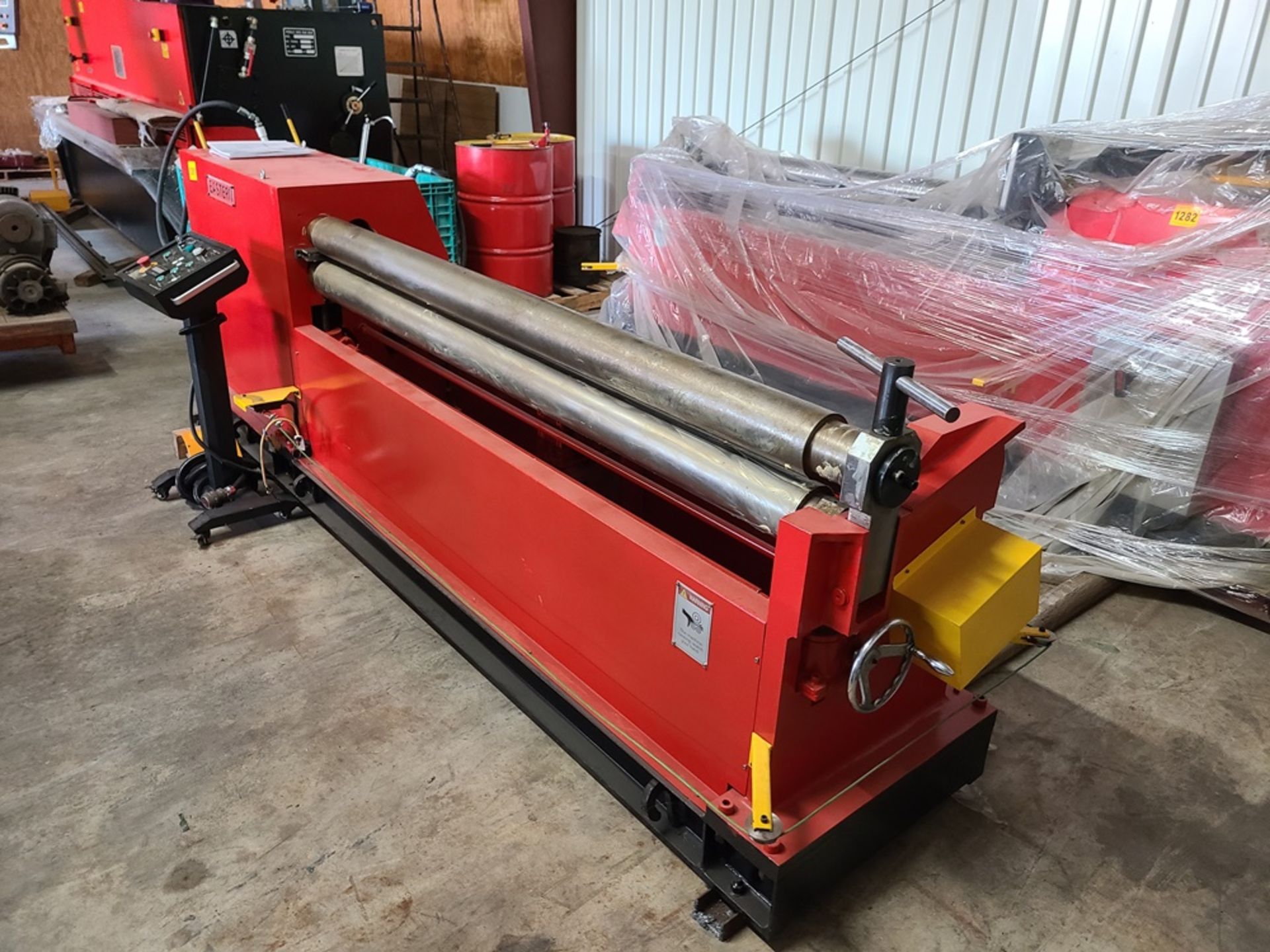 (NEW) EASTERN TOOL powered plate bending roll machine - MODEL PR8010E - 80" x 10 gauge mild steel - Image 2 of 3