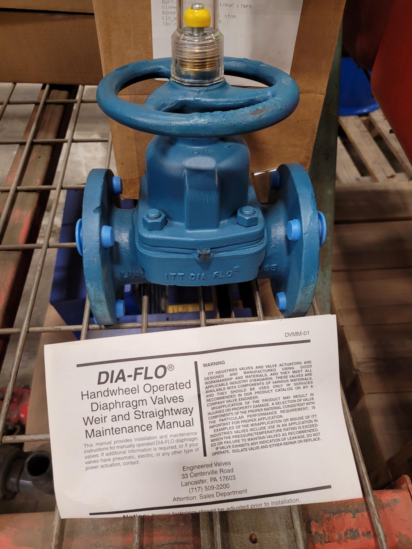DIA-FLO handwheel operated weir diaphragm valve mod. ITT-885 - Image 2 of 3