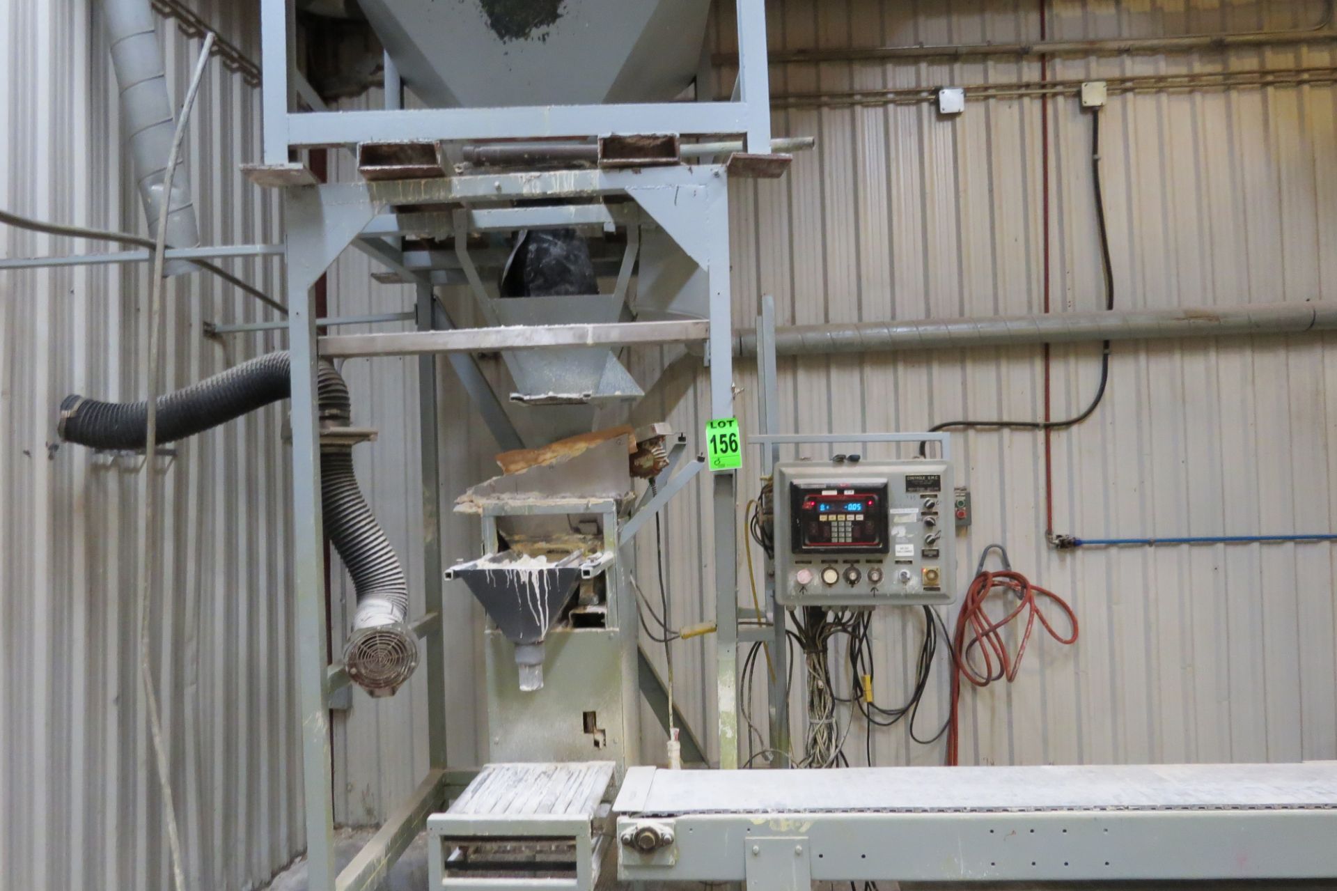 Custom powder filling machine with GMC Controller, hopper, conveyor - formerly used for caustic prod - Image 15 of 19