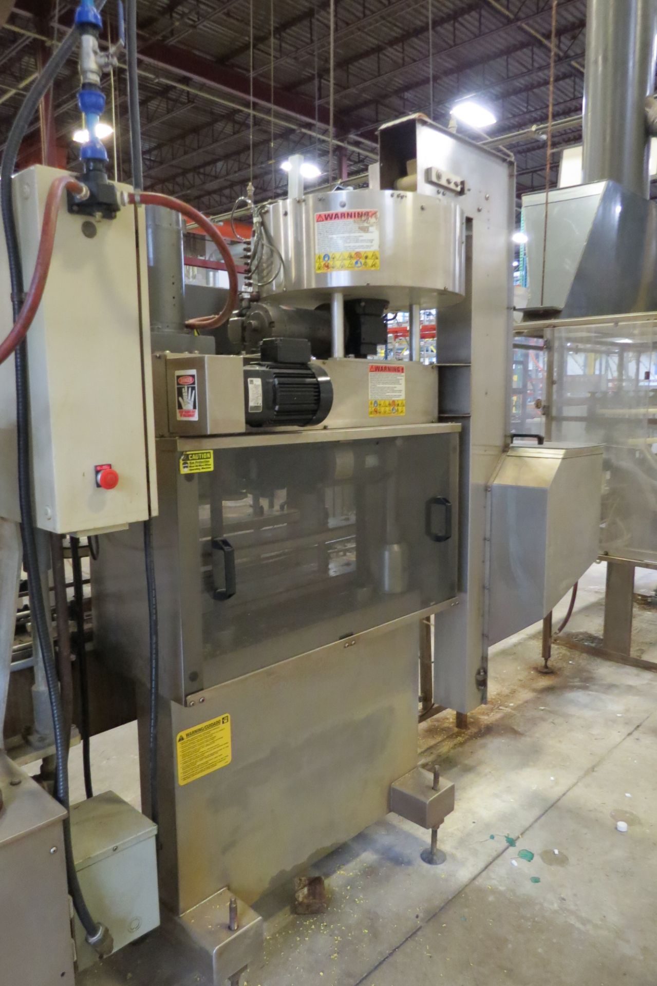 KAPS-ALL A6 6-Spindle Auto-Capper, ser. 5789, with KAPS-ALL cap feeder/elevator and motorized convey - Image 4 of 19