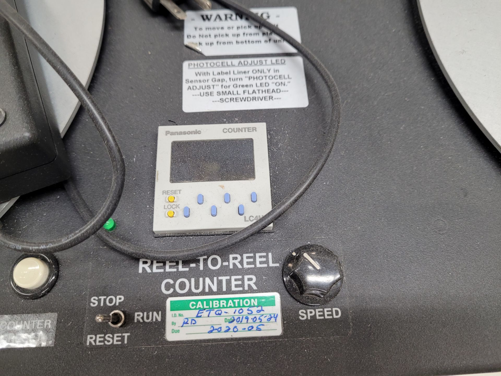 LABELMATE USA Reel-to-Reel counter mod. RRC-330, ETQ-1052, with power supply - Image 3 of 7