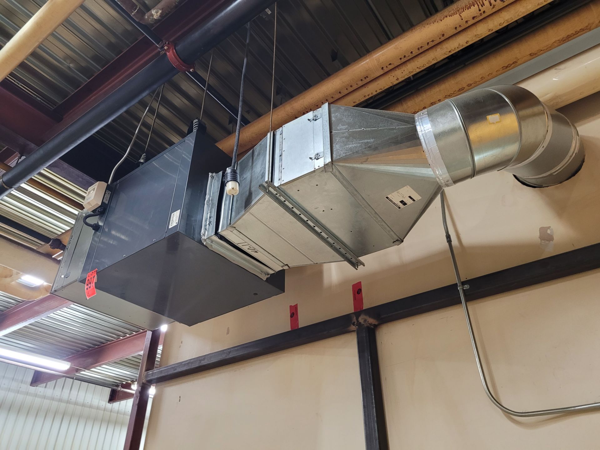 Power ventilation unit and aluminum duct, 8' - Image 2 of 2