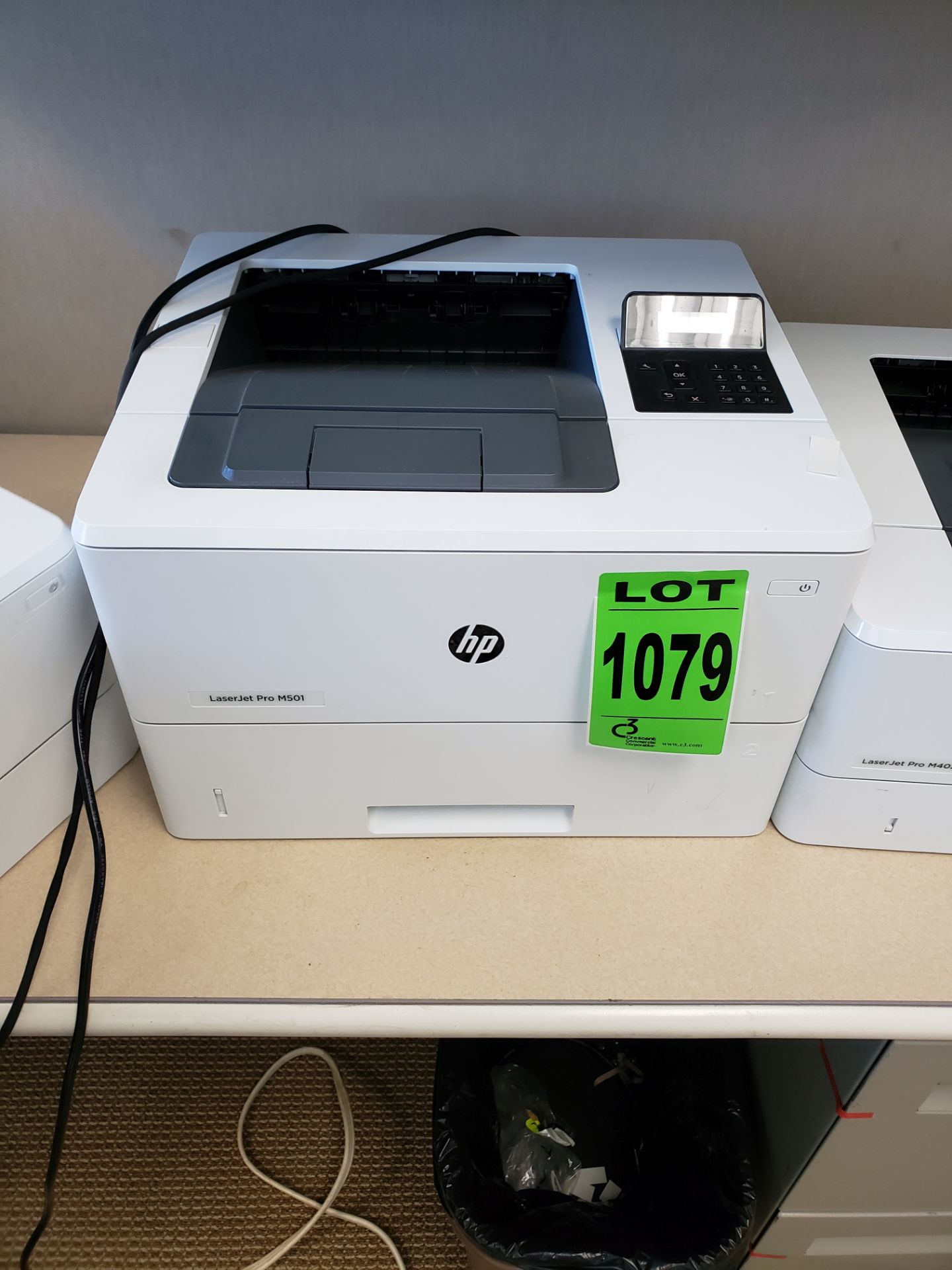 HP mod. LaserJet Pro M501n printer, monochrome, high volume