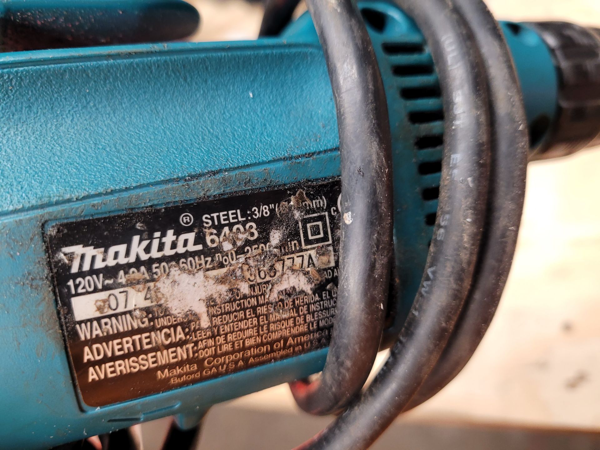 MAKITA hammer drill mod. 6403 Steel 3/8" - Image 2 of 2