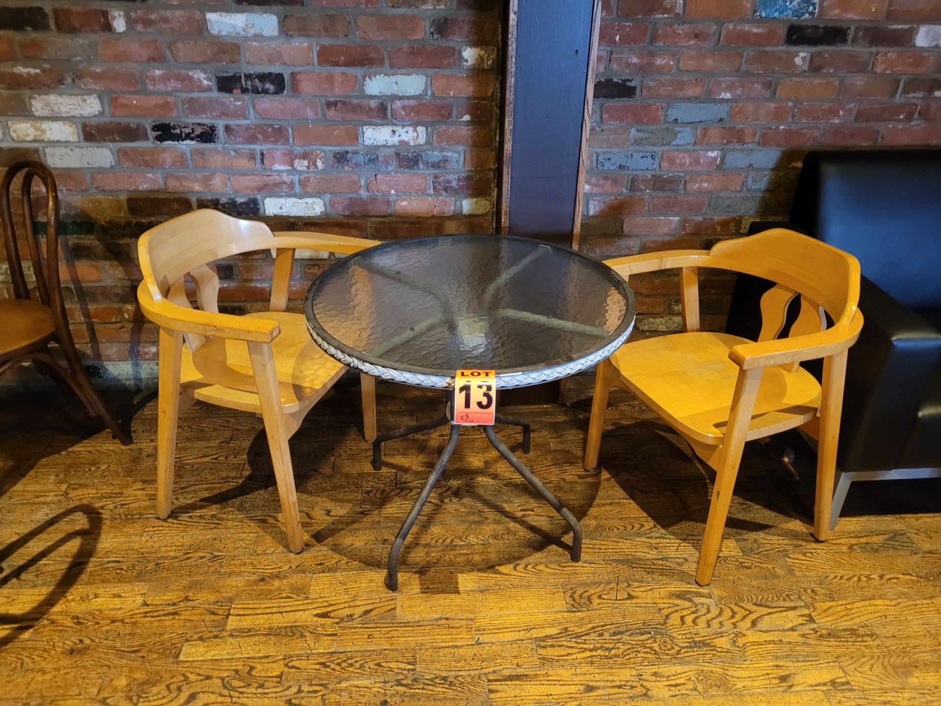 (2) Chairs and (1) Round Patio Table - Image 2 of 2