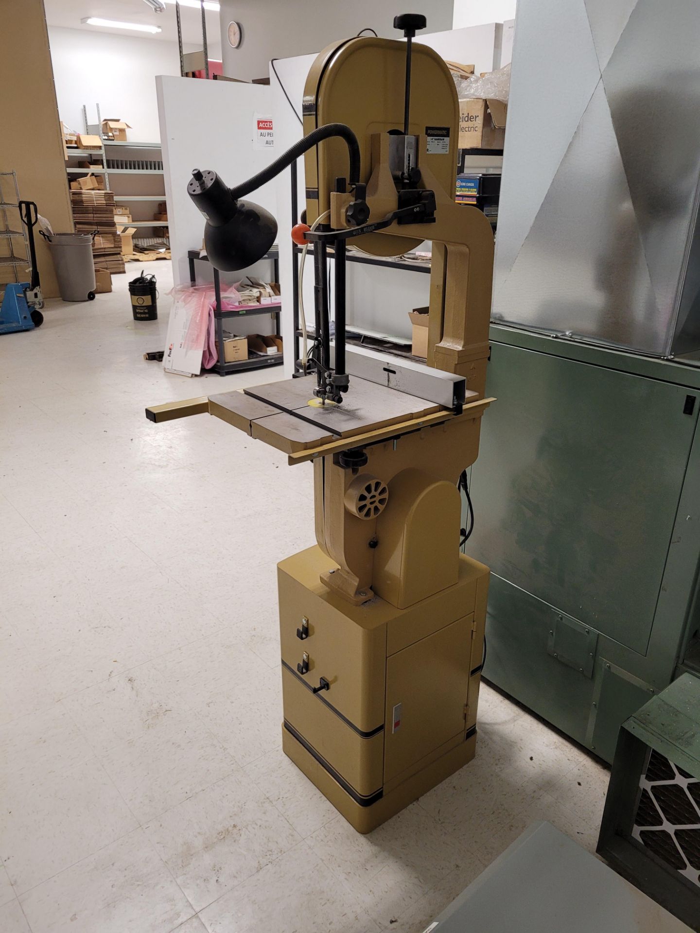 POWERMATIC 14" Bandsaw mod. PWBS-14, ser.100414178, 1.5HP motor, 115/230V - Image 3 of 4