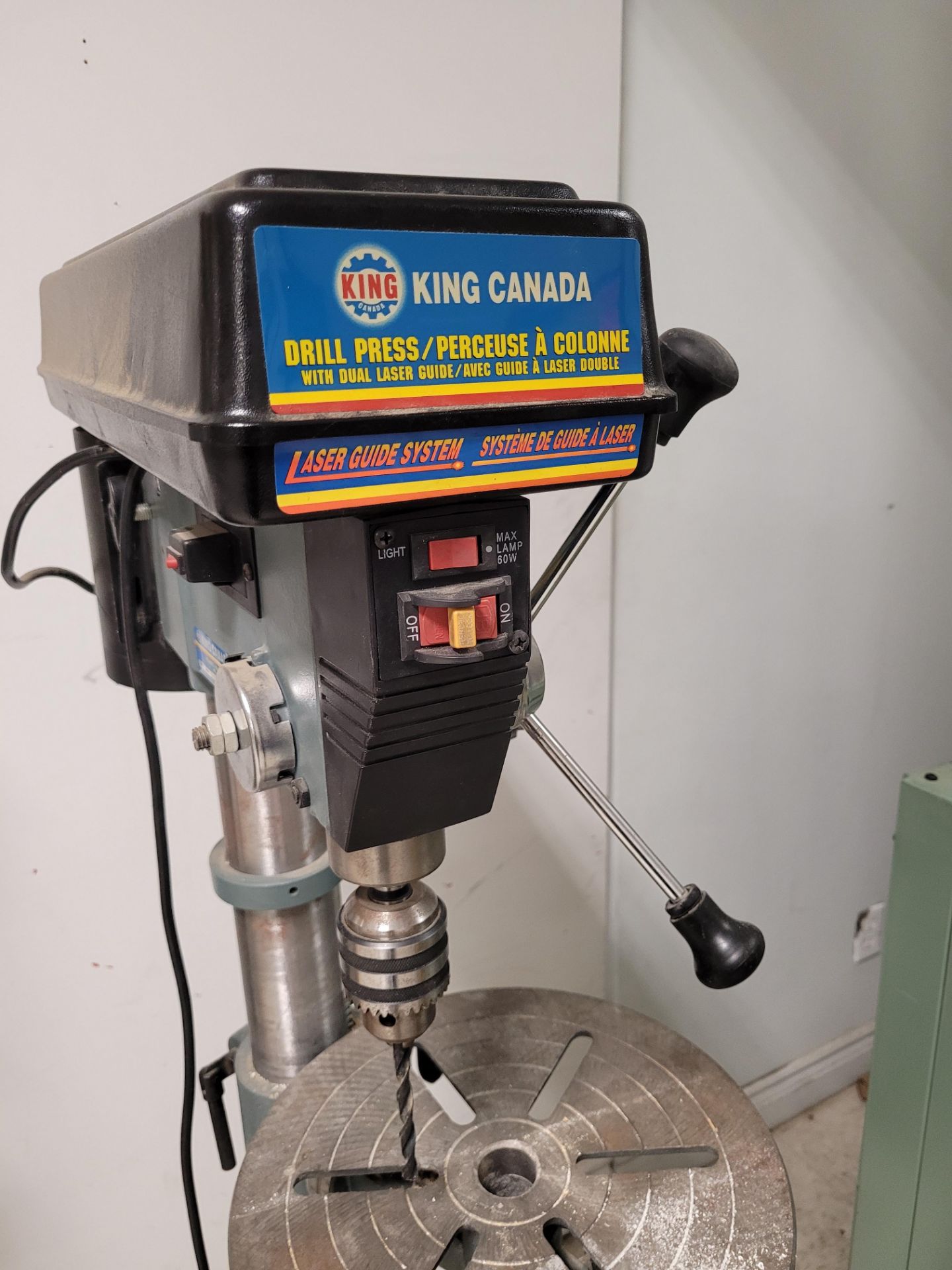 2009 KING CANADA drill press mod. KC116FC with dual laser guide, ser. 0165 - Image 2 of 3