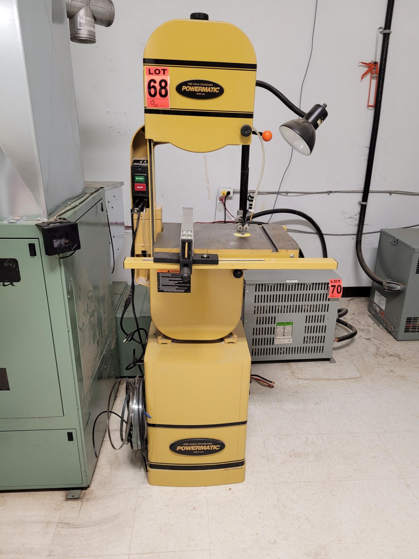 POWERMATIC 14" Bandsaw mod. PWBS-14, ser.100414178, 1.5HP motor, 115/230V