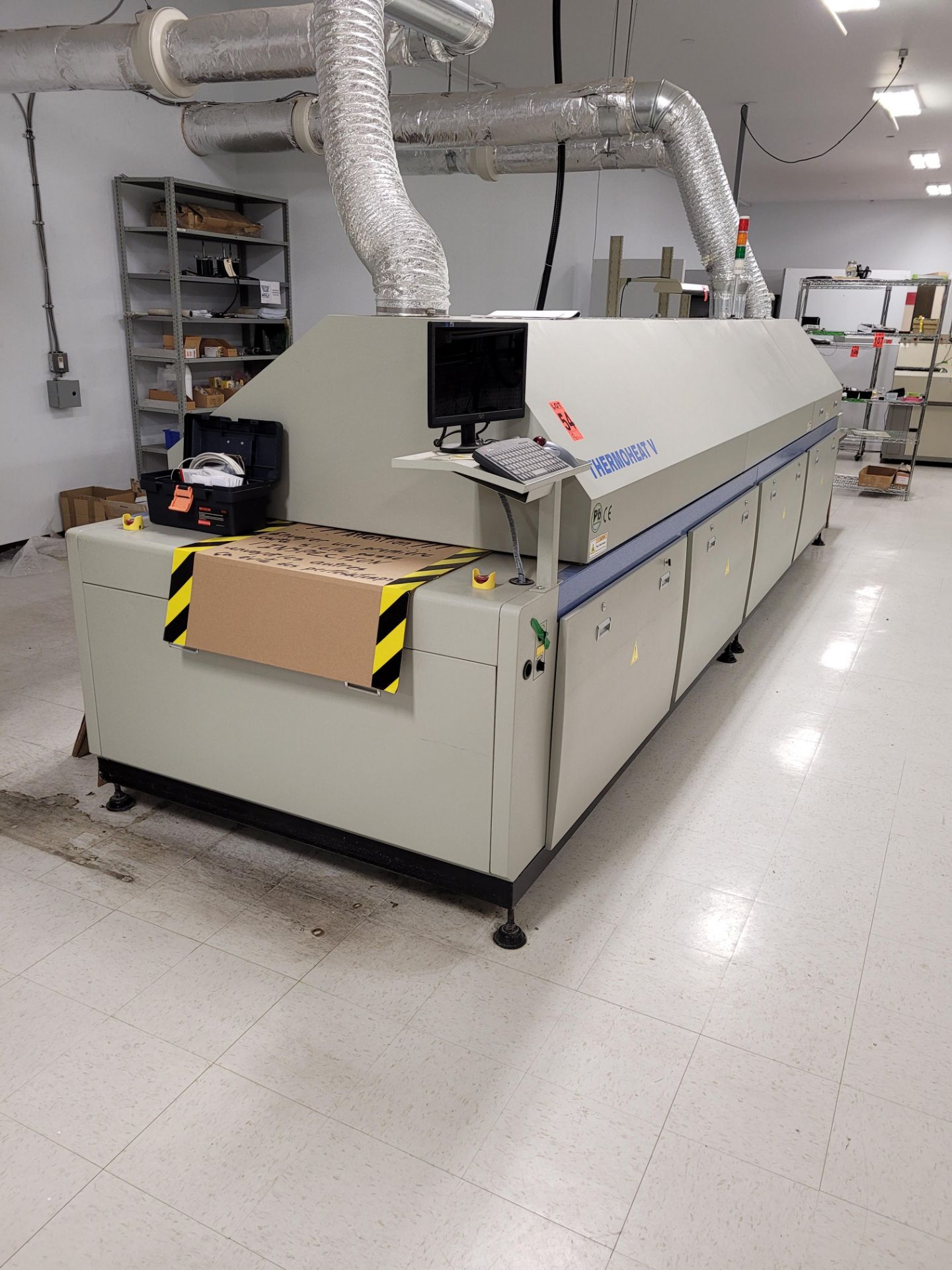 2015 MANNCORP mod. THERMOHEAT V CR1000 10-Zone SMT Reflow Oven and digital control panel ser. C20140 - Image 2 of 17