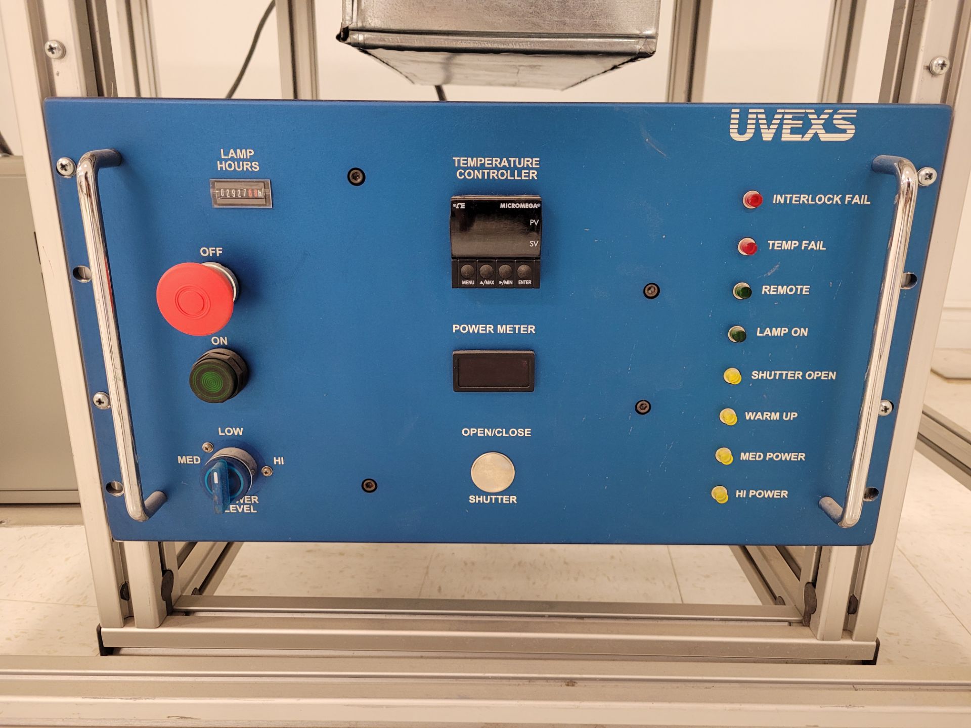 UVEXS INC. Ultraviolet Conveyor Oven mod. 18907 ser. 7099, w/ UVEXS mod. 18909, ser. 7101, 220 V, 30 - Image 10 of 22