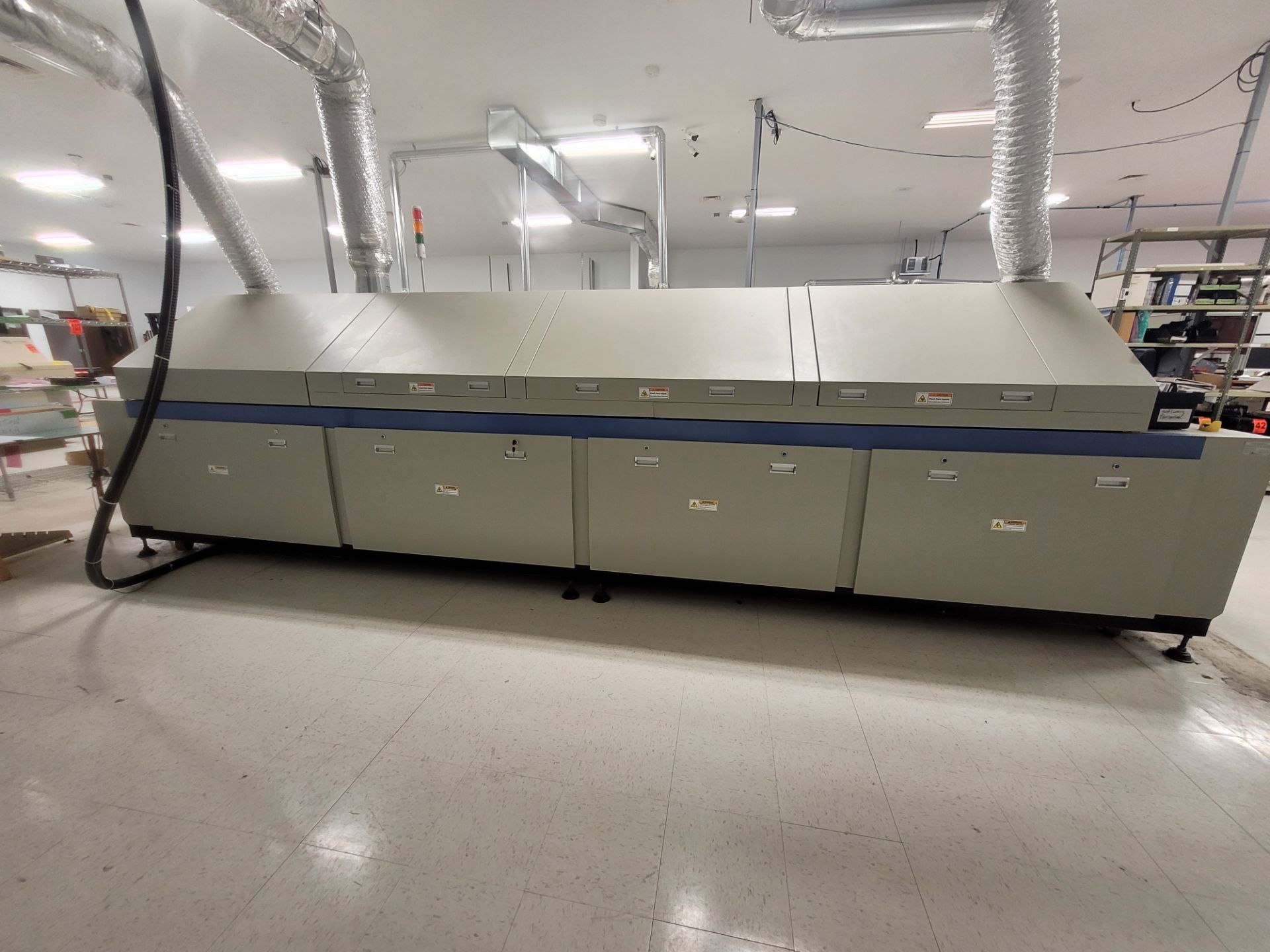 2015 MANNCORP mod. THERMOHEAT V CR1000 10-Zone SMT Reflow Oven and digital control panel ser. C20140 - Image 8 of 17