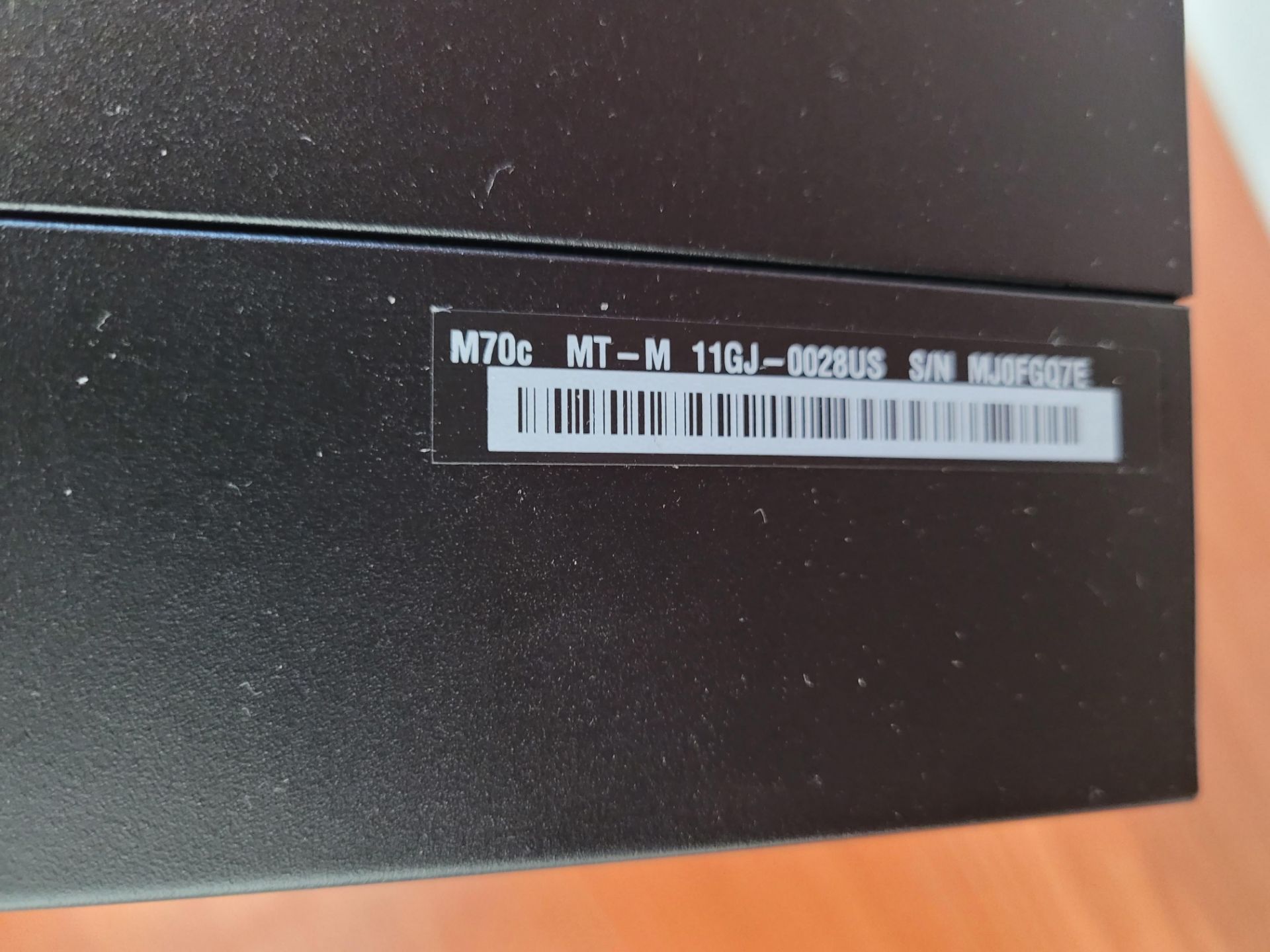 nearly-new THINKCENTRE Core i5 PC M70C MT (2) LG Monitors, LOGITECH MK545 wireless keyboard / mouse - Image 7 of 8