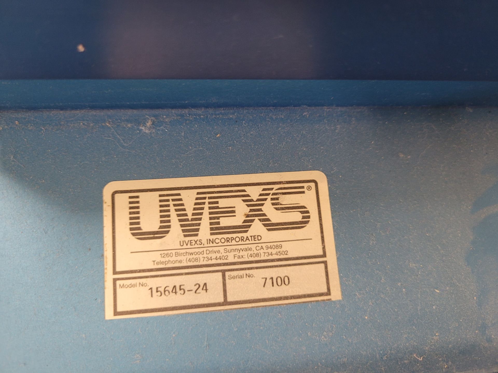 UVEXS INC. Ultraviolet Conveyor Oven mod. 18907 ser. 7099, w/ UVEXS mod. 18909, ser. 7101, 220 V, 30 - Image 16 of 22