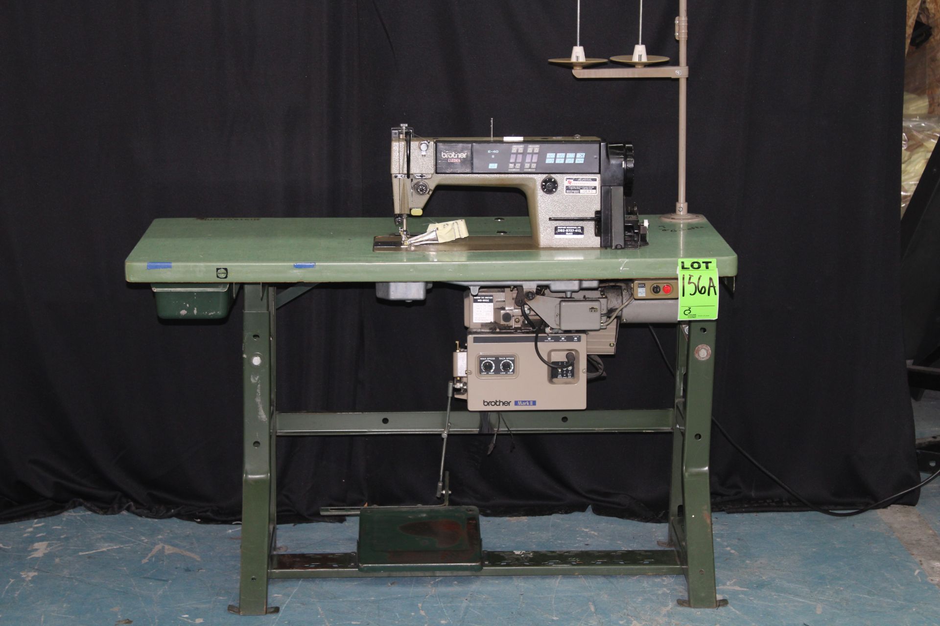 BROTHER mod. DB2-737-413 industrial sewing machine, P/T/FOOT LIFT, Mark II, 110V,