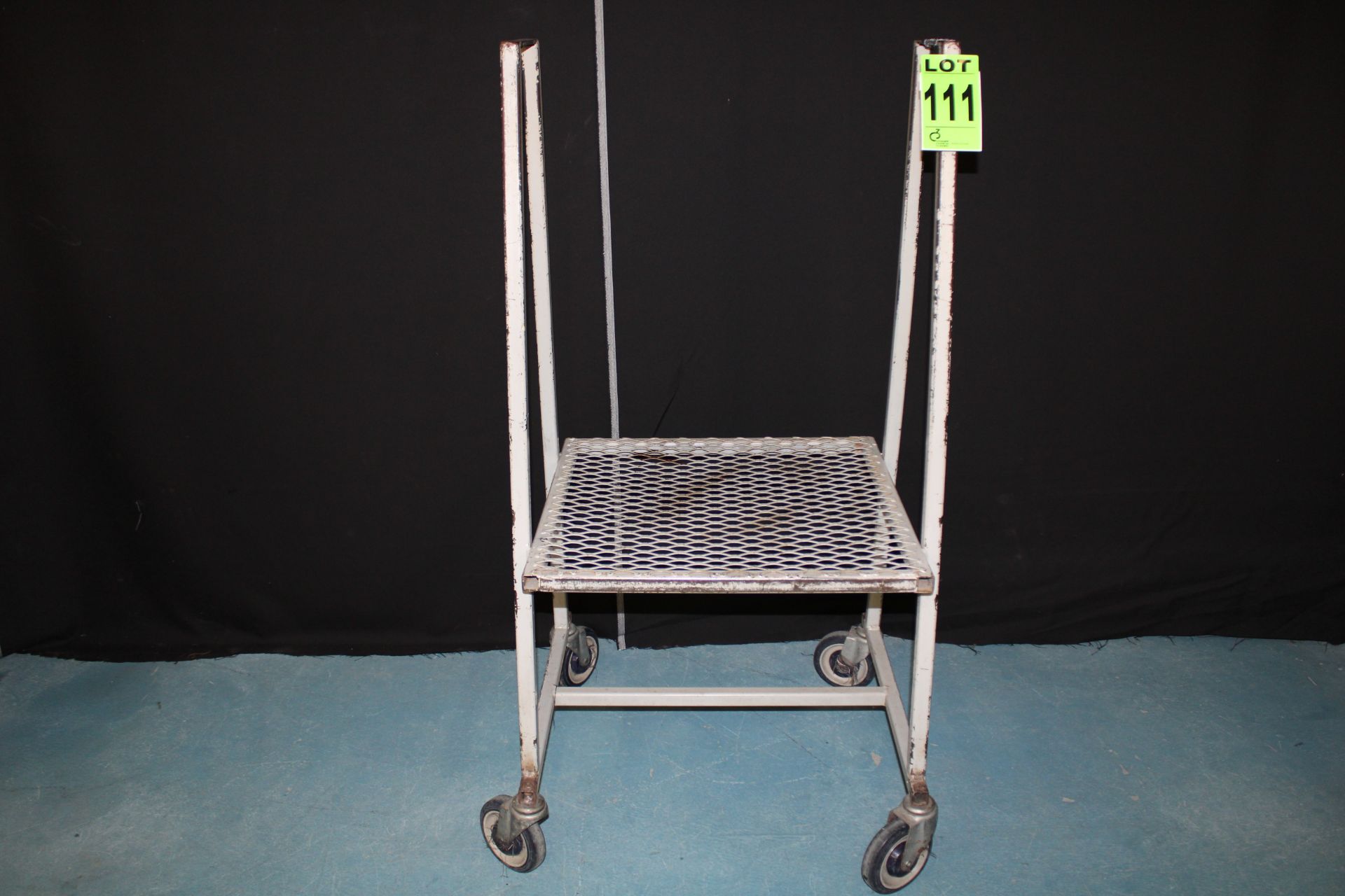 Lot of (6) steel carts with casters, for stackable material, dark grey - Image 2 of 2