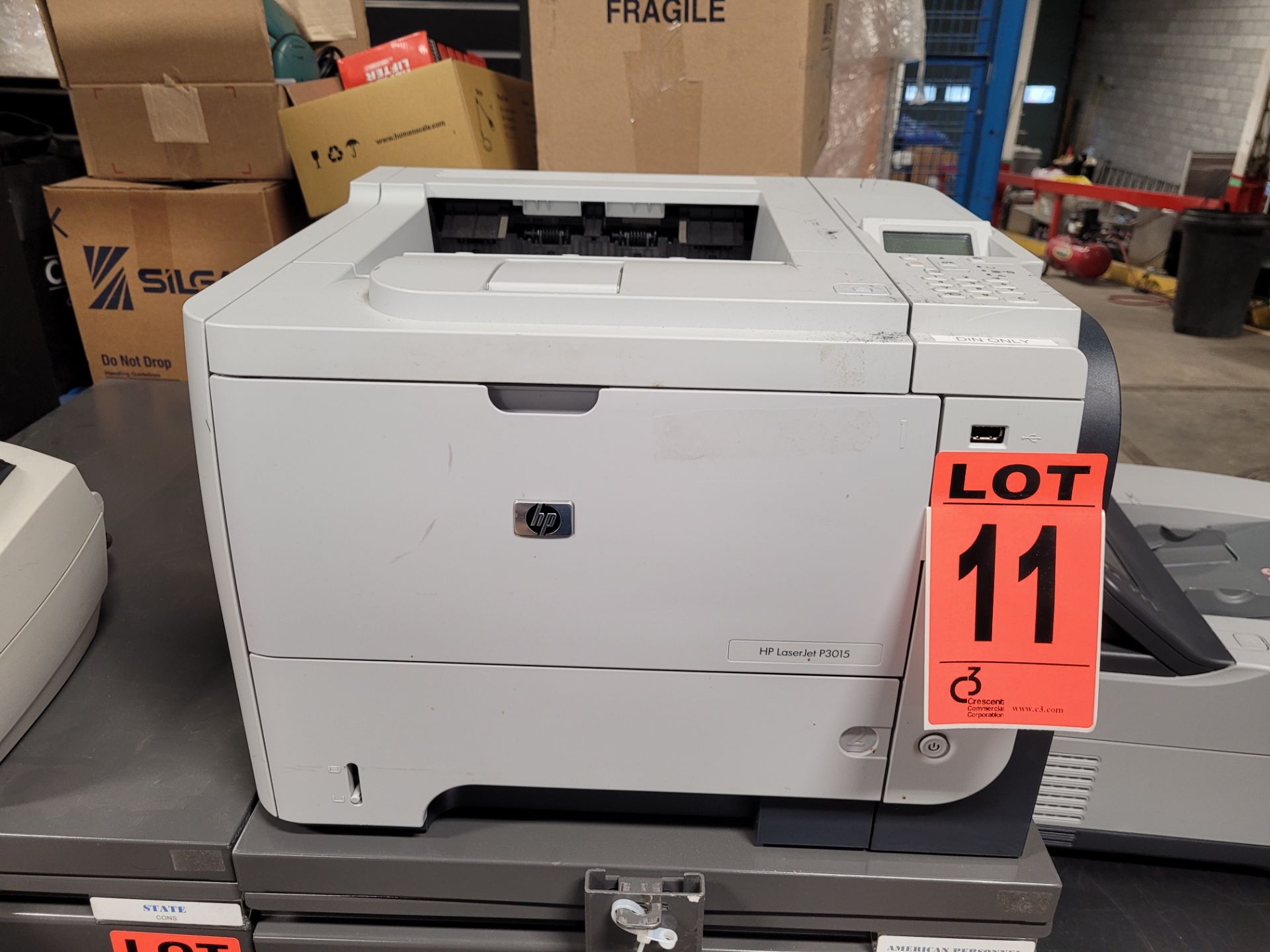 HP LaserJet mod. P3015 high volume printer, ser. VNBCB2917H