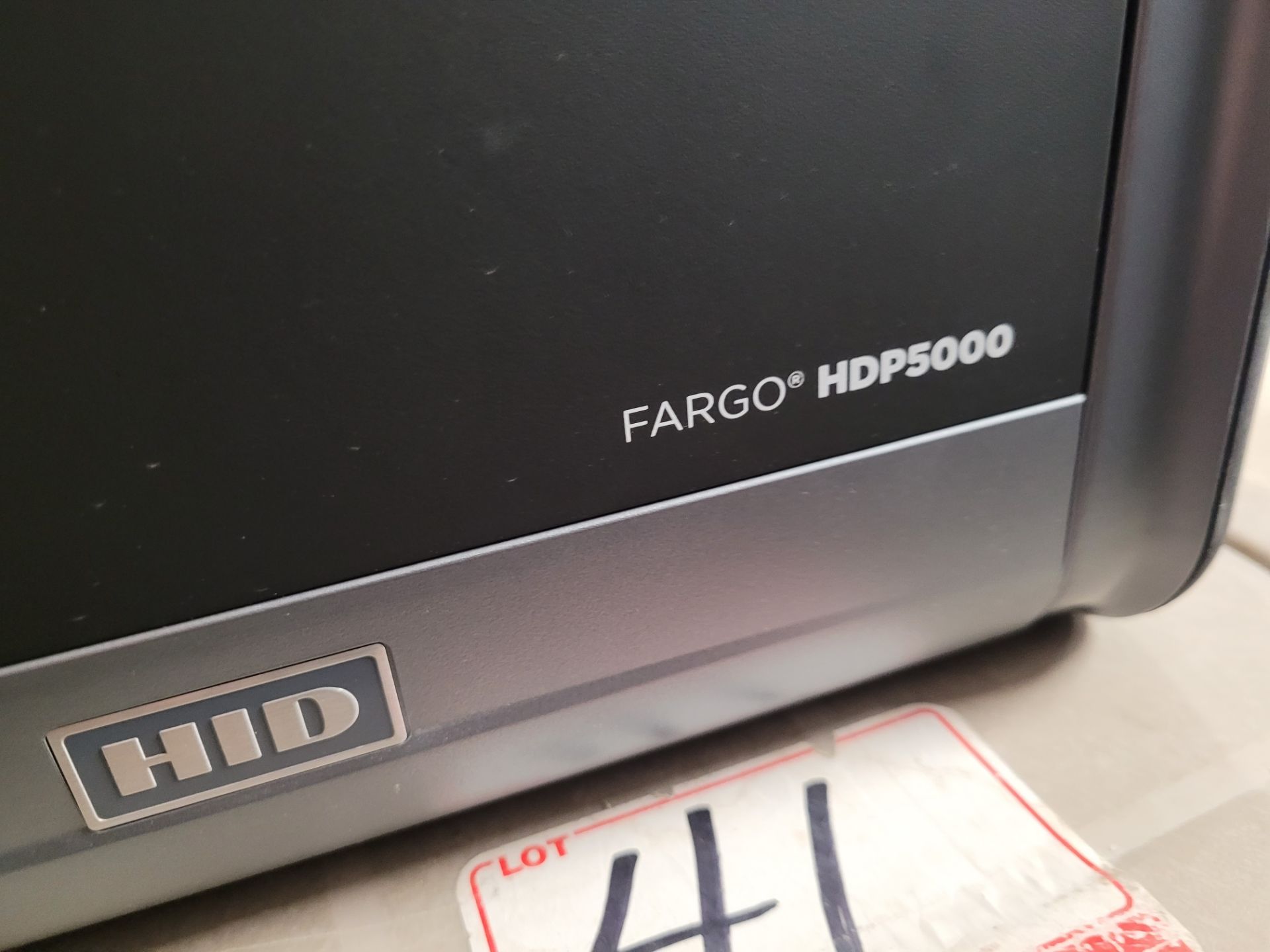 HID Fargo HDP5000 ID Card Printer & Encoder with HDP5000 Lamination module - Image 9 of 13