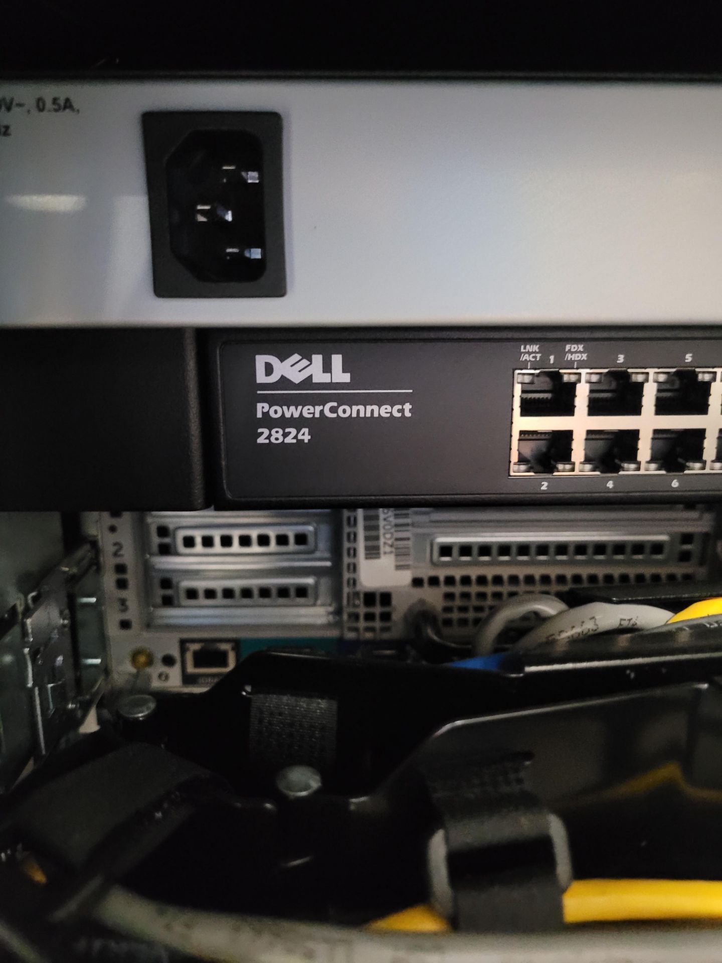 DELL PowerVault Server with Integrated DELL mod. KMMLED185 laptop display, housed in RACK SOLUTIONS - Image 20 of 23