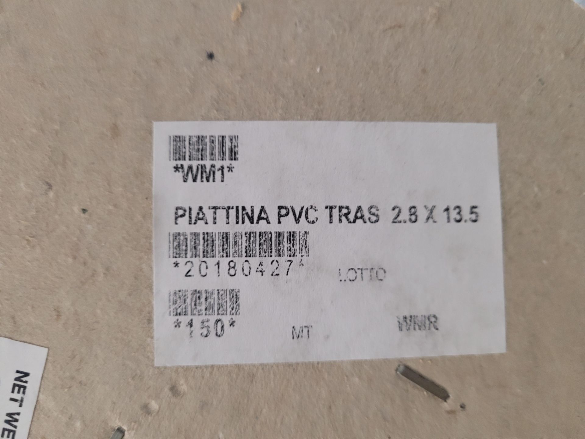 (19) Spools of PIATTINA PVC Tras 2.5 x 13.5 Rubber Banding - Image 4 of 4