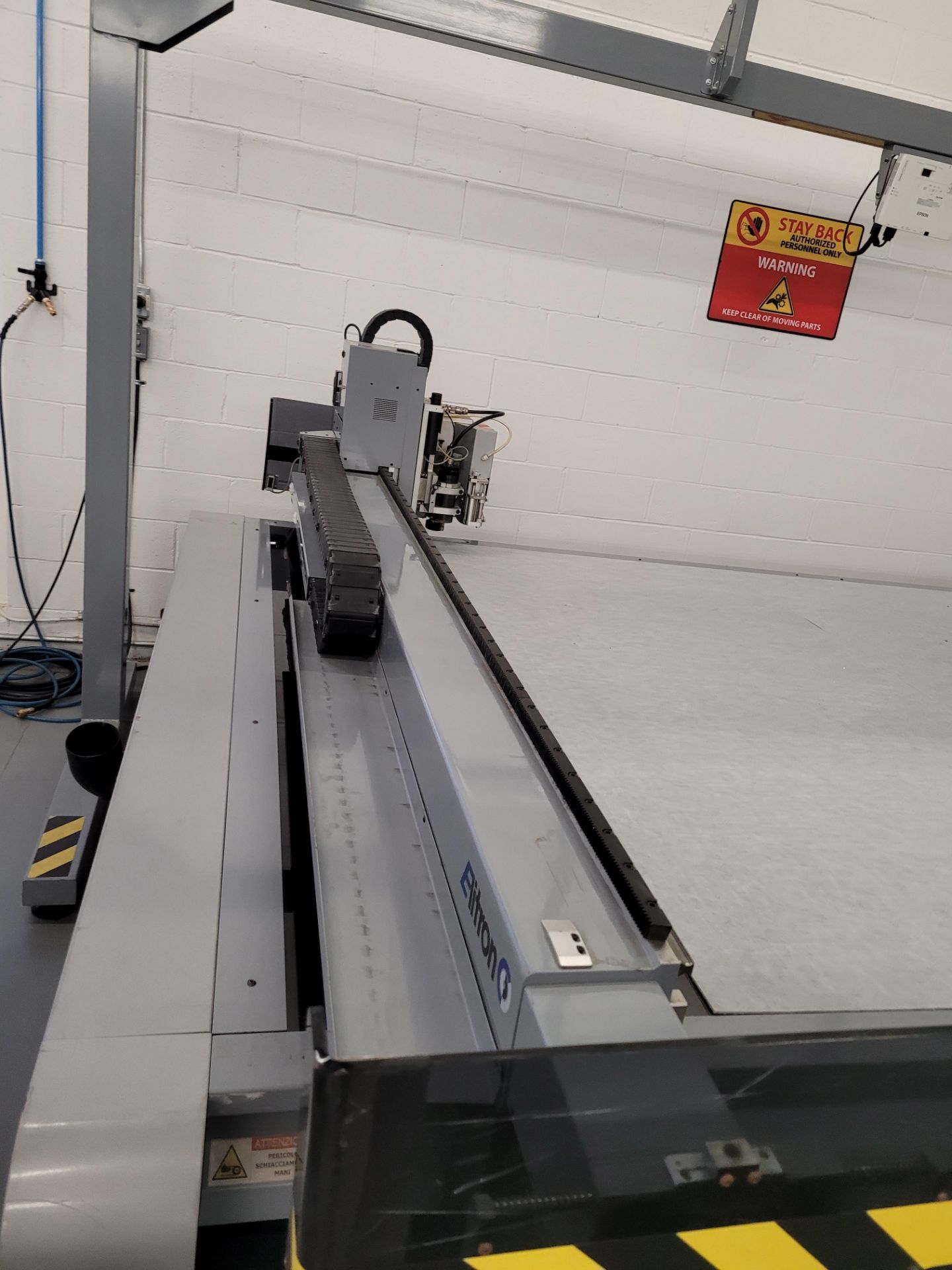 2014 ELITRON CAM mod. Kombo 3120 SD Automatic Cutting System, ser. 303141683G, 3PH, with air tank an - Image 34 of 46