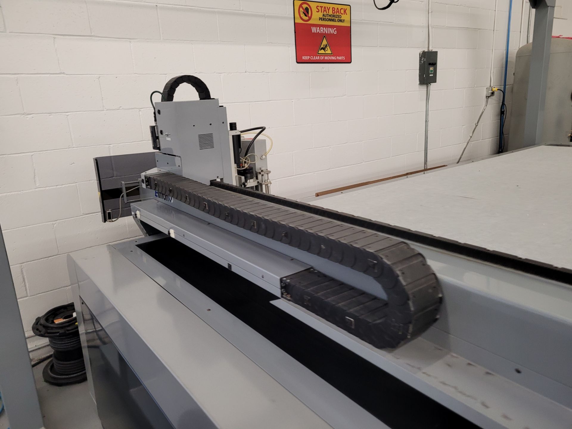 2014 ELITRON CAM mod. Kombo 3120 SD Automatic Cutting System, ser. 303141683G, 3PH, with air tank an - Image 7 of 46