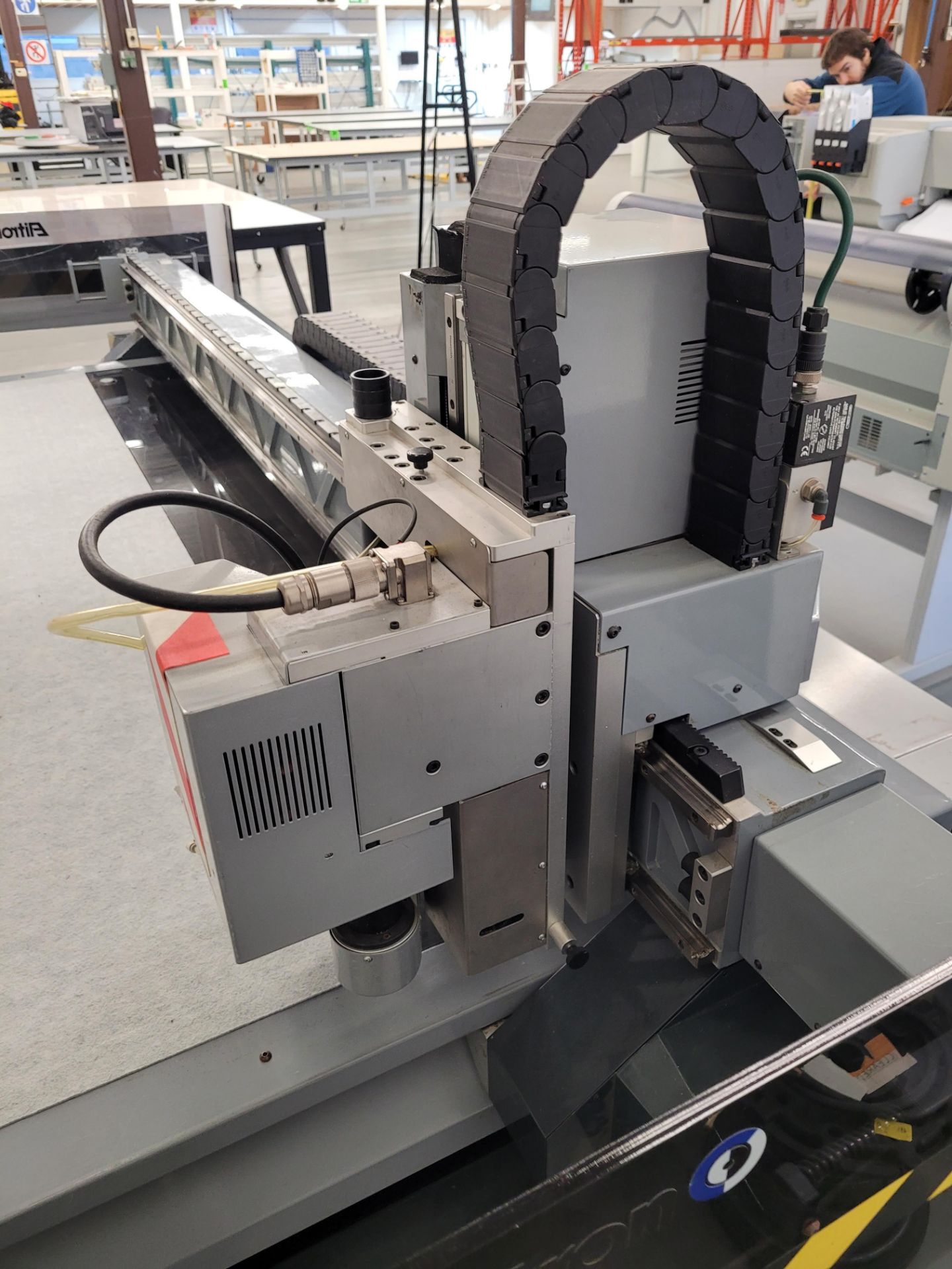 2014 ELITRON CAM mod. Kombo 3120 SD Automatic Cutting System, ser. 303141683G, 3PH, with air tank an - Image 11 of 46