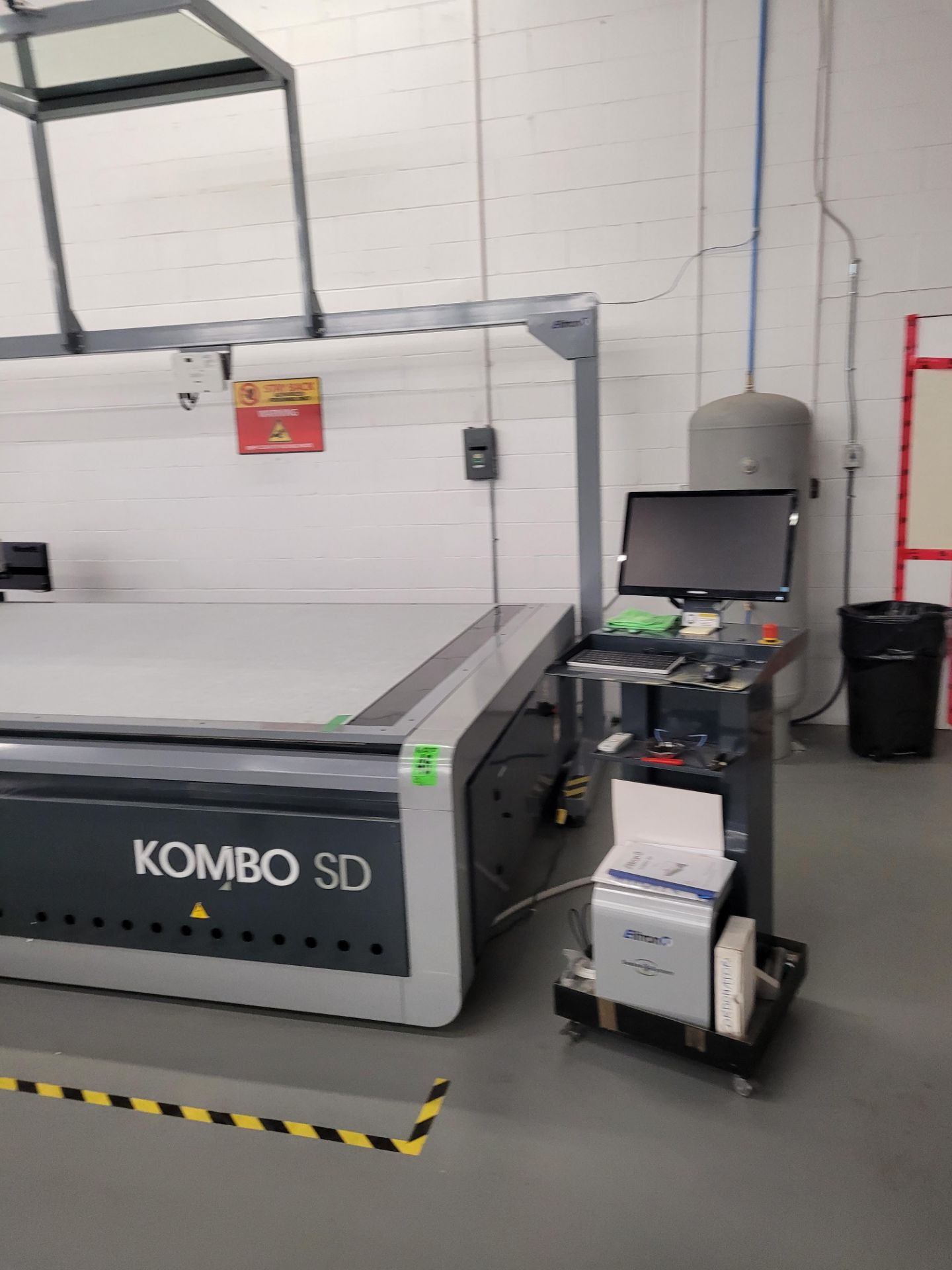 2014 ELITRON CAM mod. Kombo 3120 SD Automatic Cutting System, ser. 303141683G, 3PH, with air tank an - Image 31 of 46