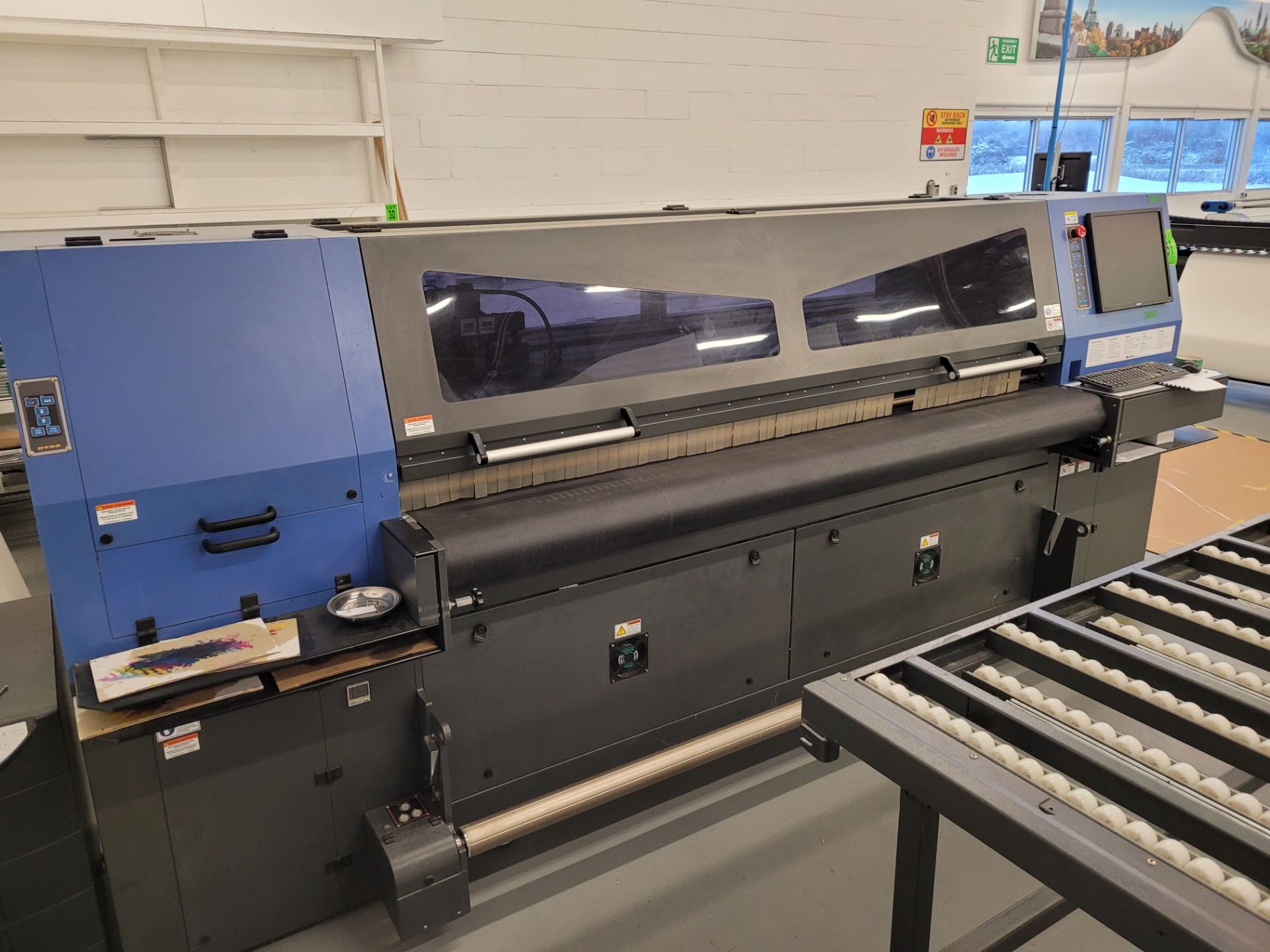 DYSS UV Printing Machine mod. Lasco & Apollo, ser. 221674RR000100264, 220V, includes conveyors and - Image 36 of 37