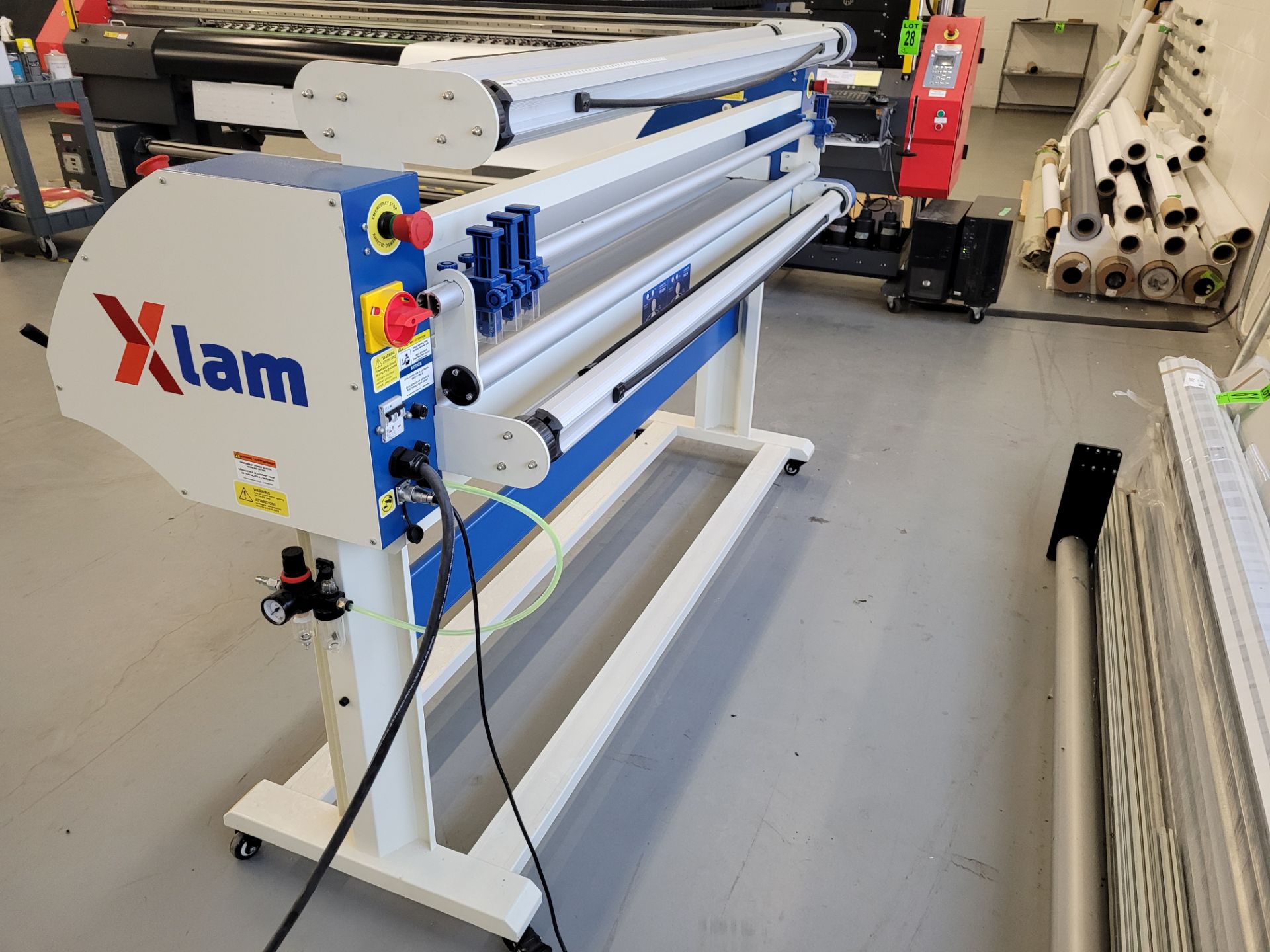 2018 XLAM Laminator mod. XL 1600 Cold, ser. TR-1227-18, dim. 78" x 28" x 51" - Image 11 of 14