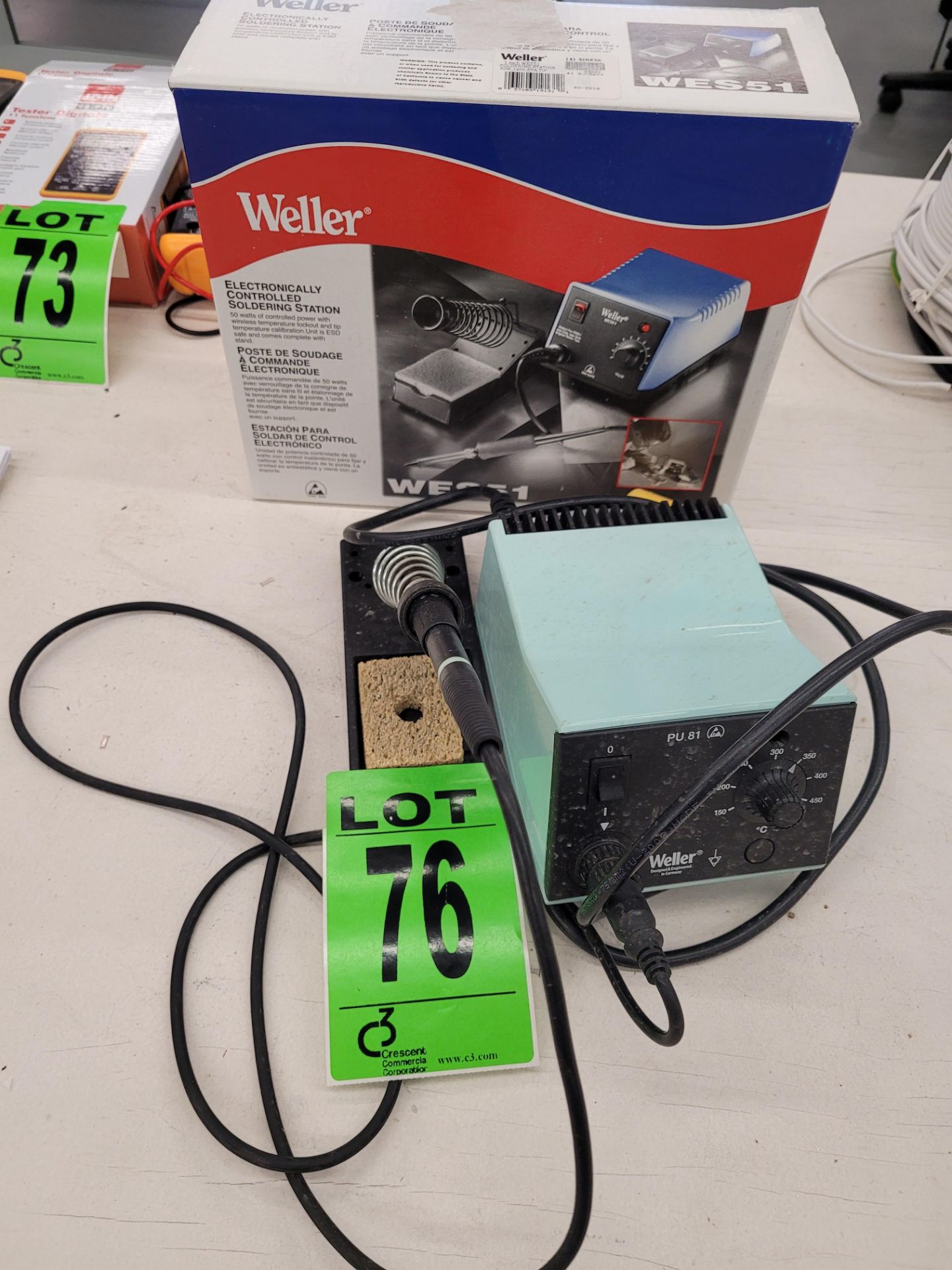 WELLER mod. 5JH82 Electronically controlled soldering station