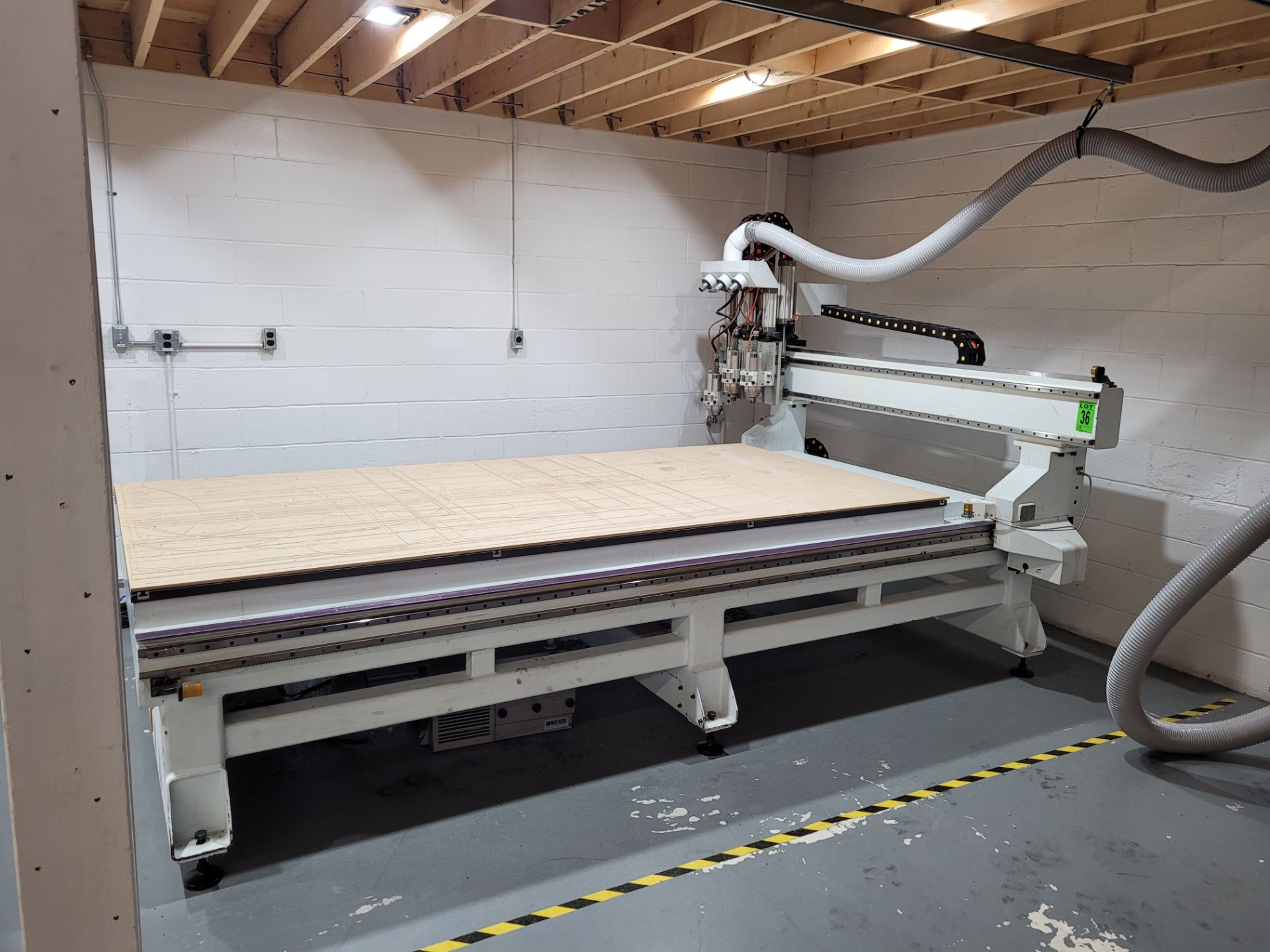 2015 SUDA ATC CNC Router mod. MG1630C, 3-Head System with Accessories and CRAFTEX mod. FM-300 Collec - Image 38 of 51
