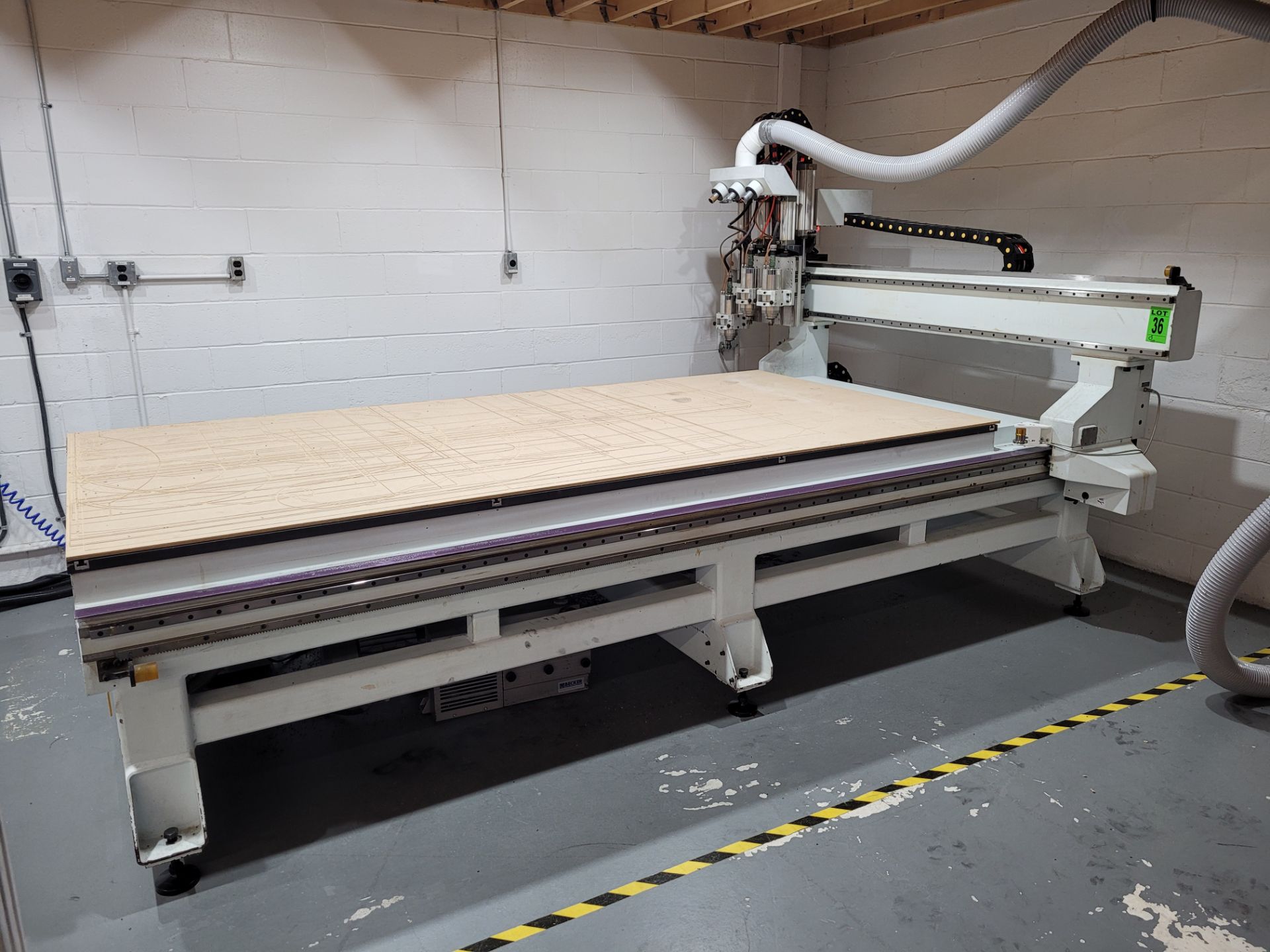 2015 SUDA ATC CNC Router mod. MG1630C, 3-Head System with Accessories and CRAFTEX mod. FM-300 Collec - Image 10 of 51
