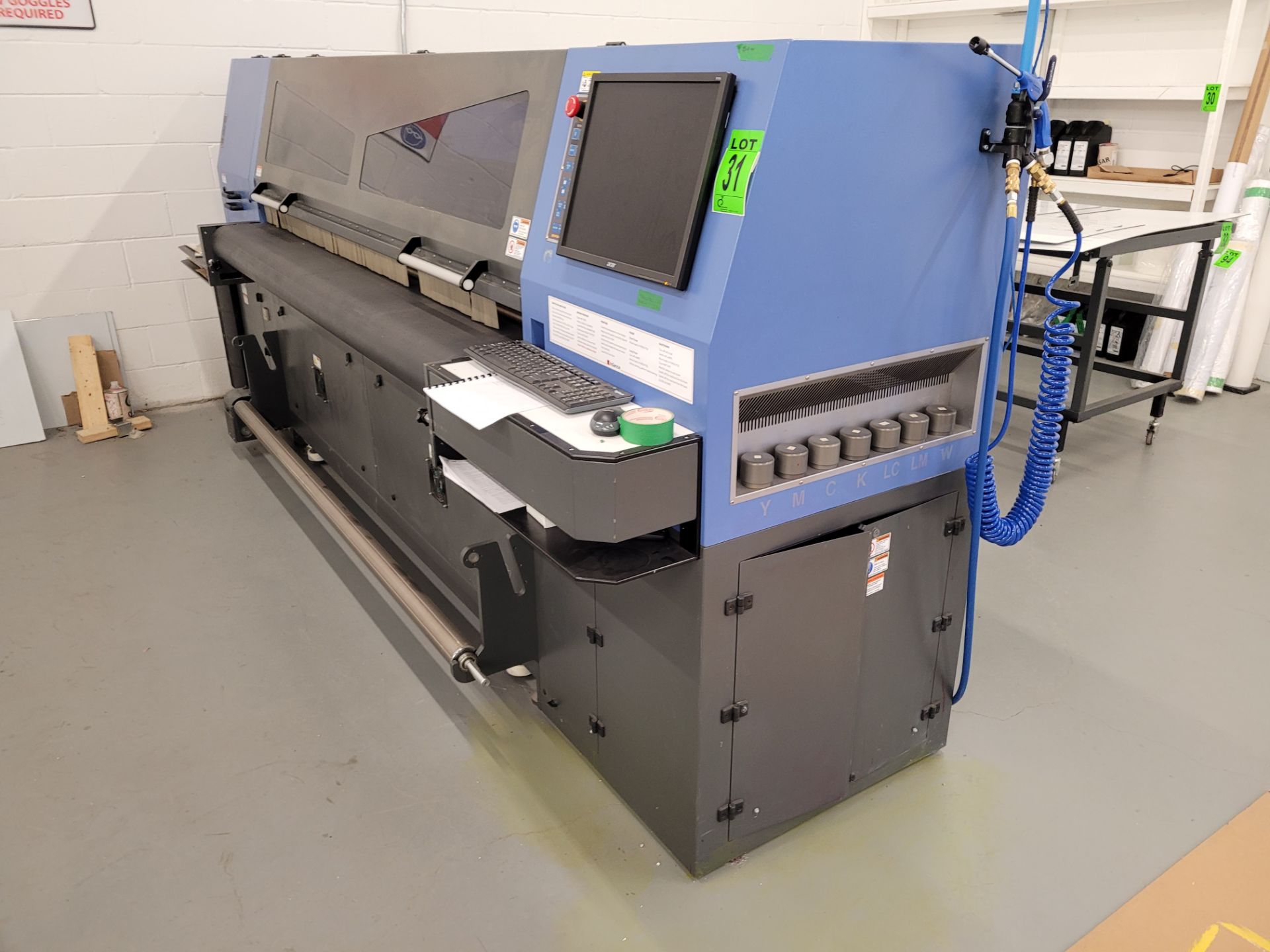 DYSS UV Printing Machine mod. Lasco & Apollo, ser. 221674RR000100264, 220V, includes conveyors and - Image 3 of 37