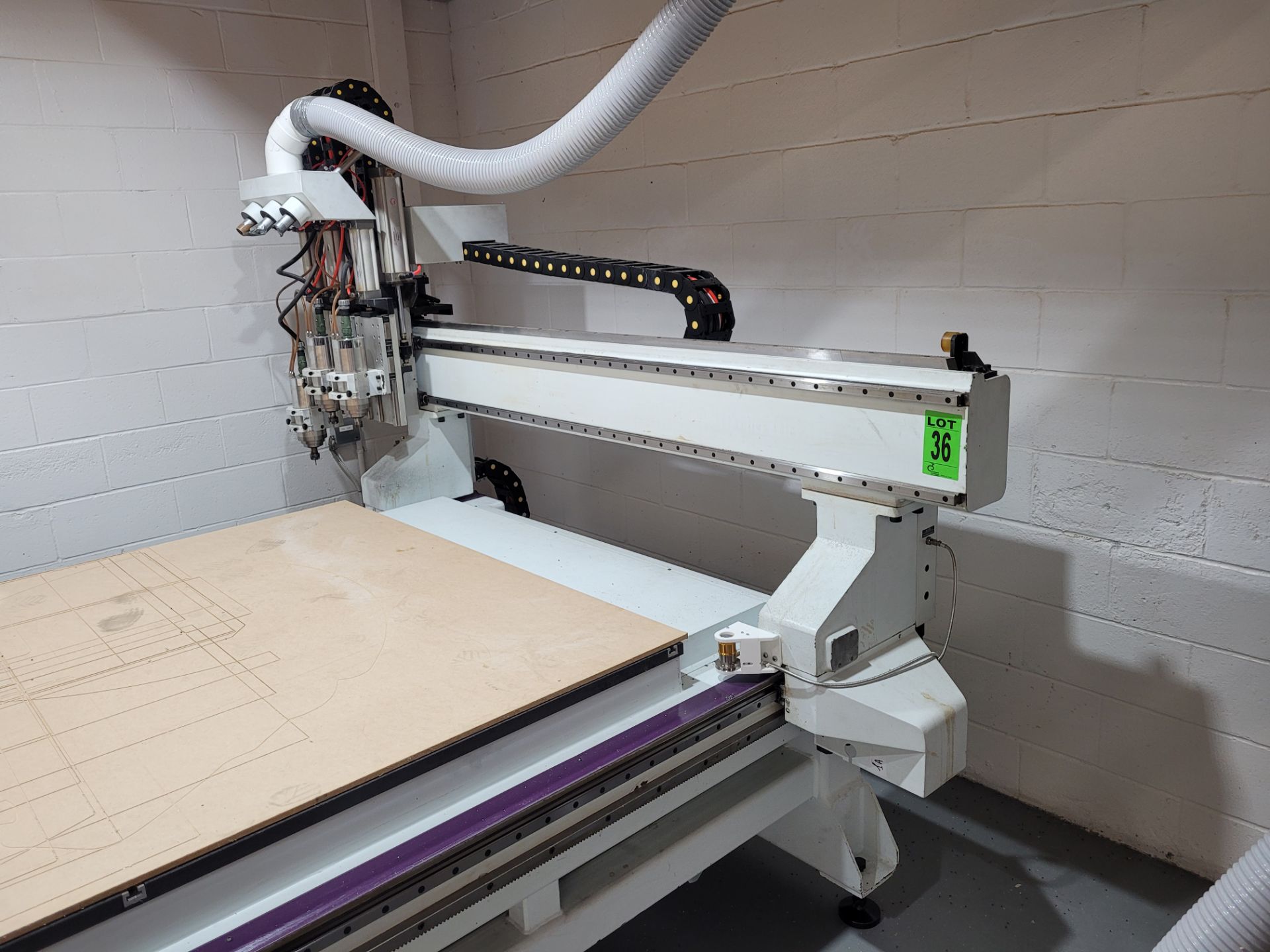 2015 SUDA ATC CNC Router mod. MG1630C, 3-Head System with Accessories and CRAFTEX mod. FM-300 Collec - Image 21 of 51