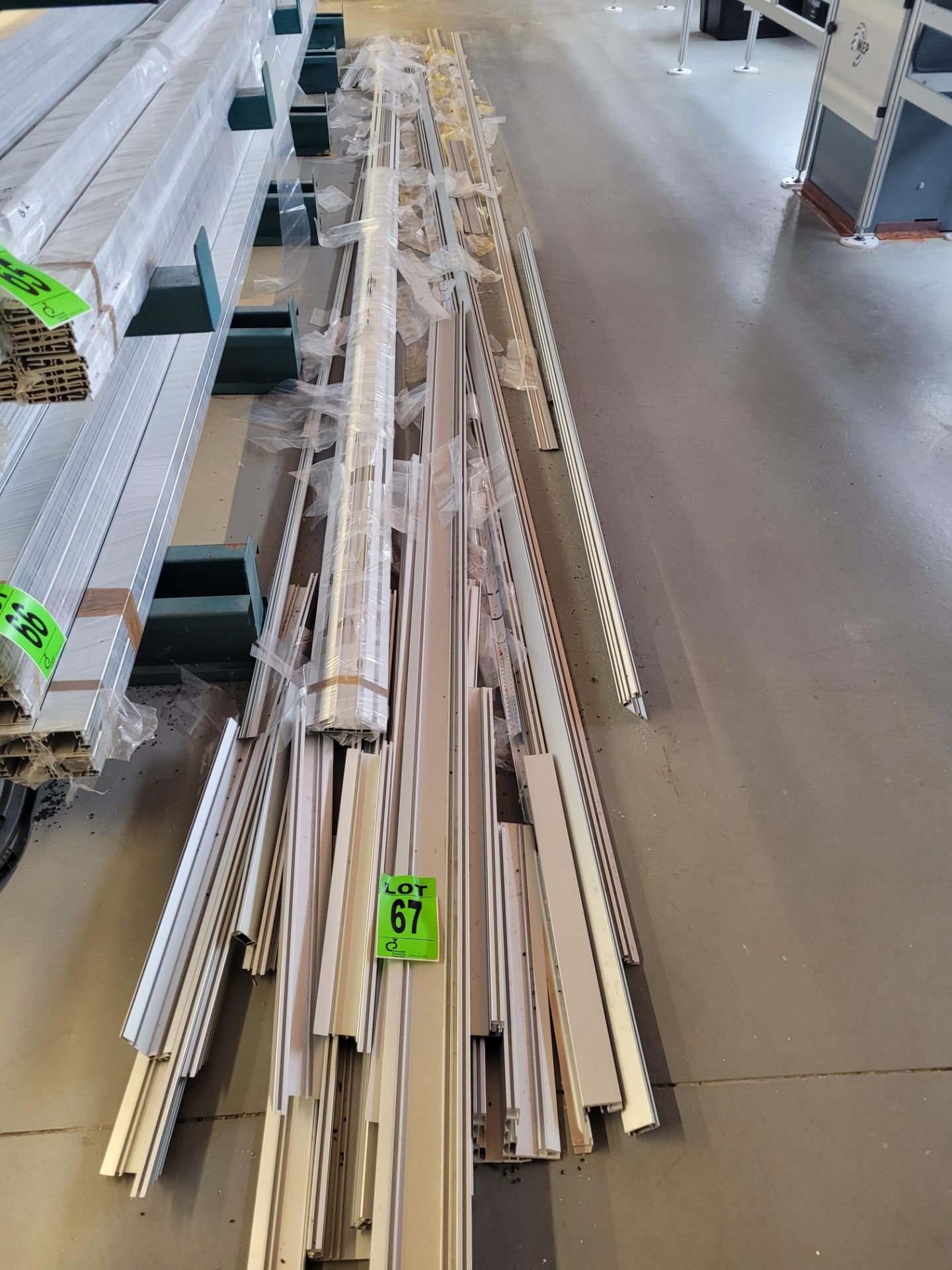 Lot of misc. aluminum extrusions