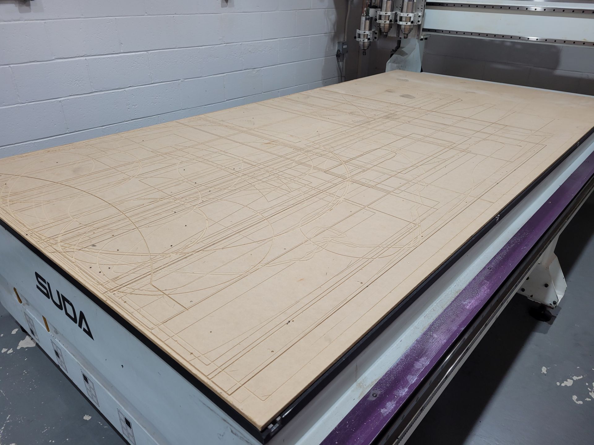 2015 SUDA ATC CNC Router mod. MG1630C, 3-Head System with Accessories and CRAFTEX mod. FM-300 Collec - Image 14 of 51