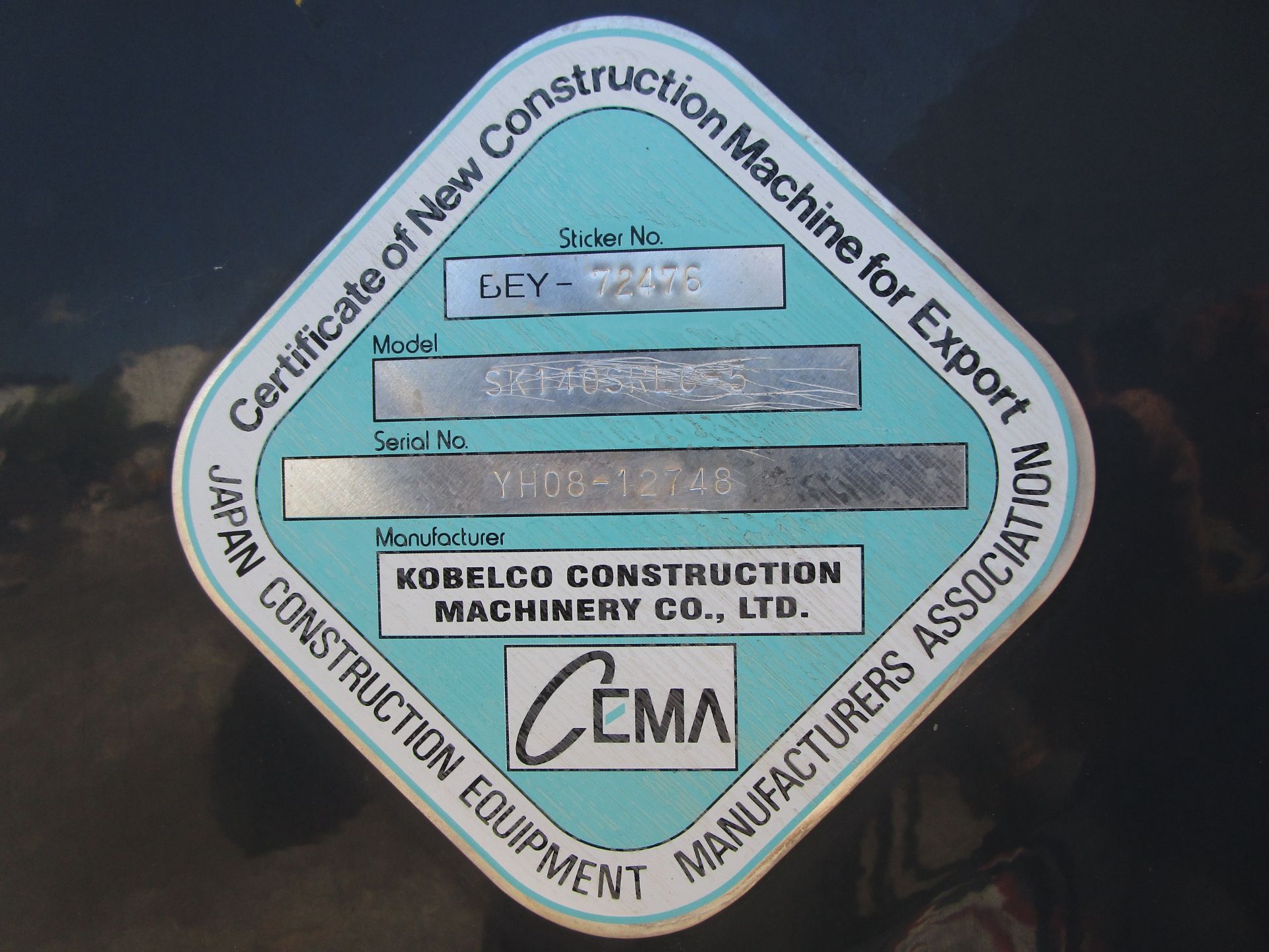 2018 Kobelco SK140SRLC-5 Excavator - Image 19 of 21