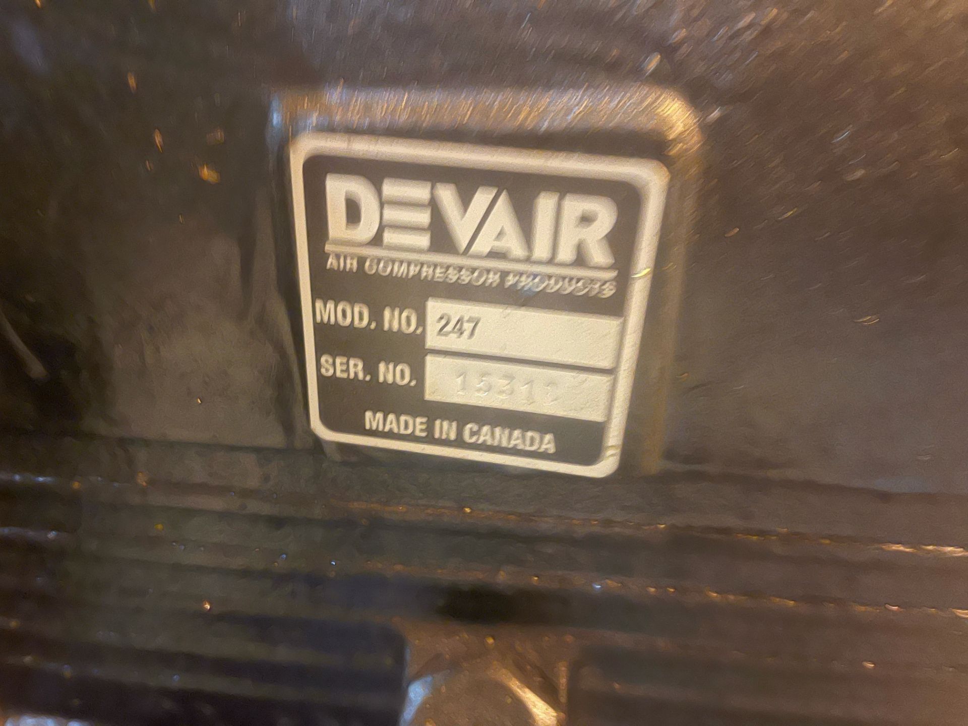 Devair Air Compressor - Image 4 of 4