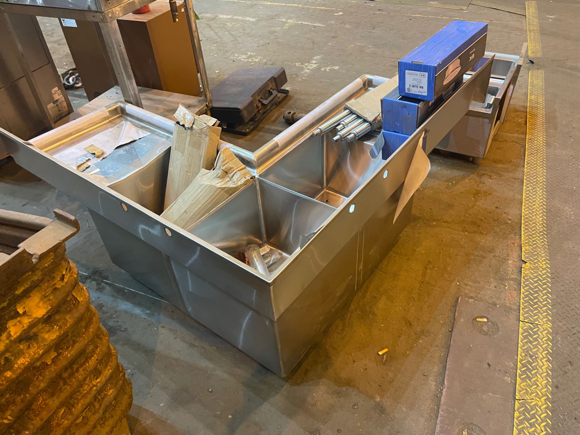 Unused Stainless Steel Sink