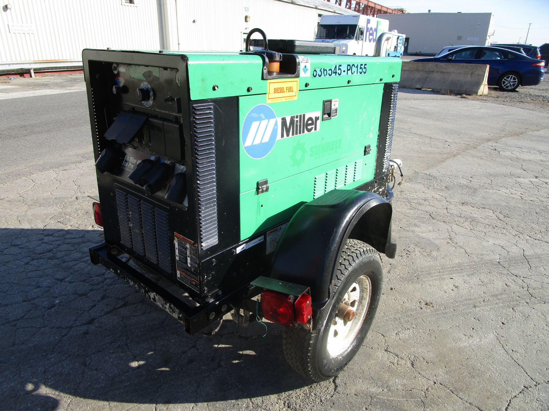 2014 Miller Big Blue 400 Eco Pro Engine Welder - Image 5 of 8