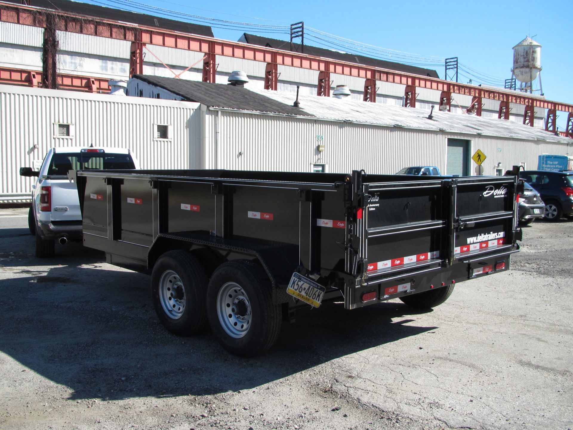 NEW DELTA 14FT. HYDRAULIC DUMP TRAILER - Image 3 of 7